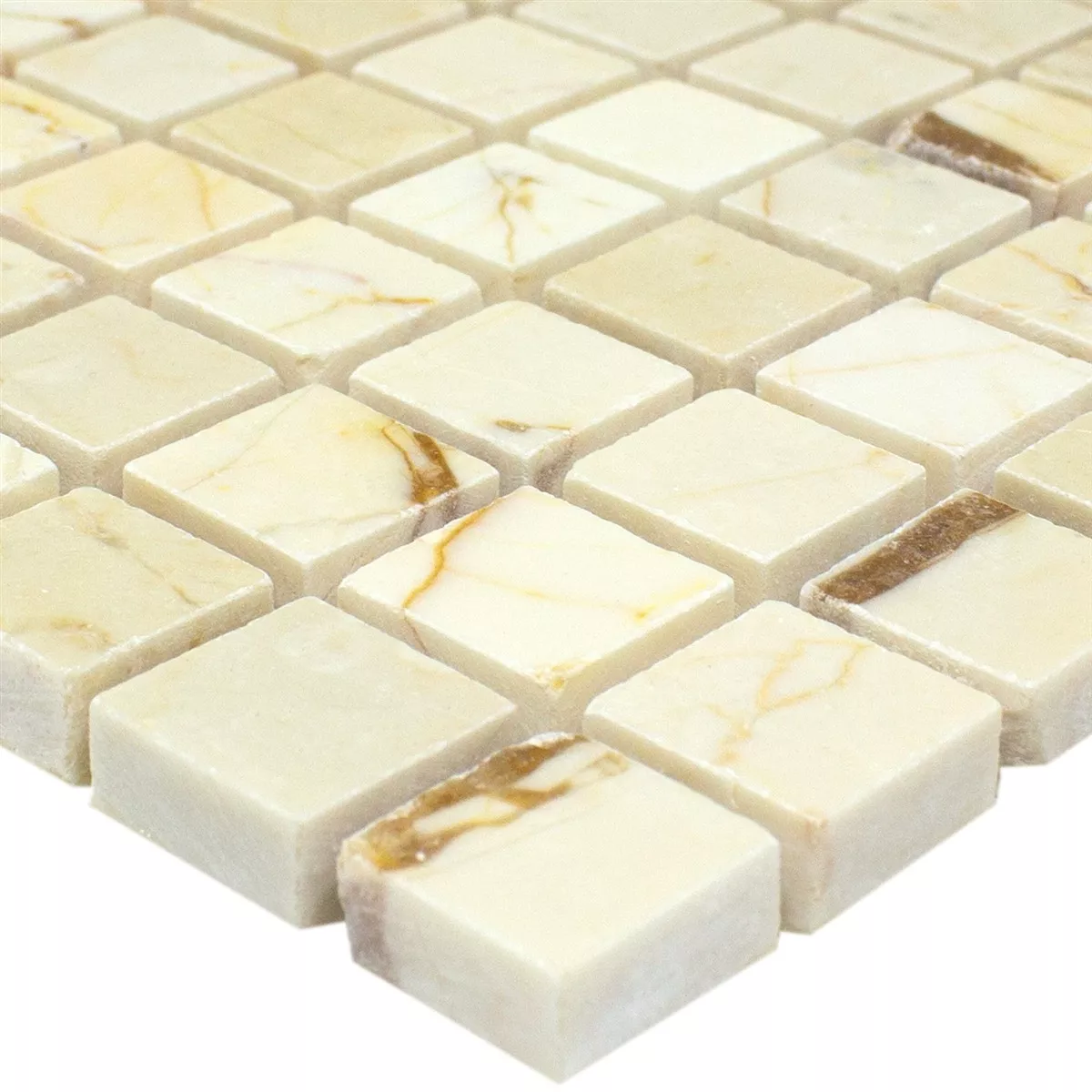 Mosaik Fliser Adalya Cream Guld