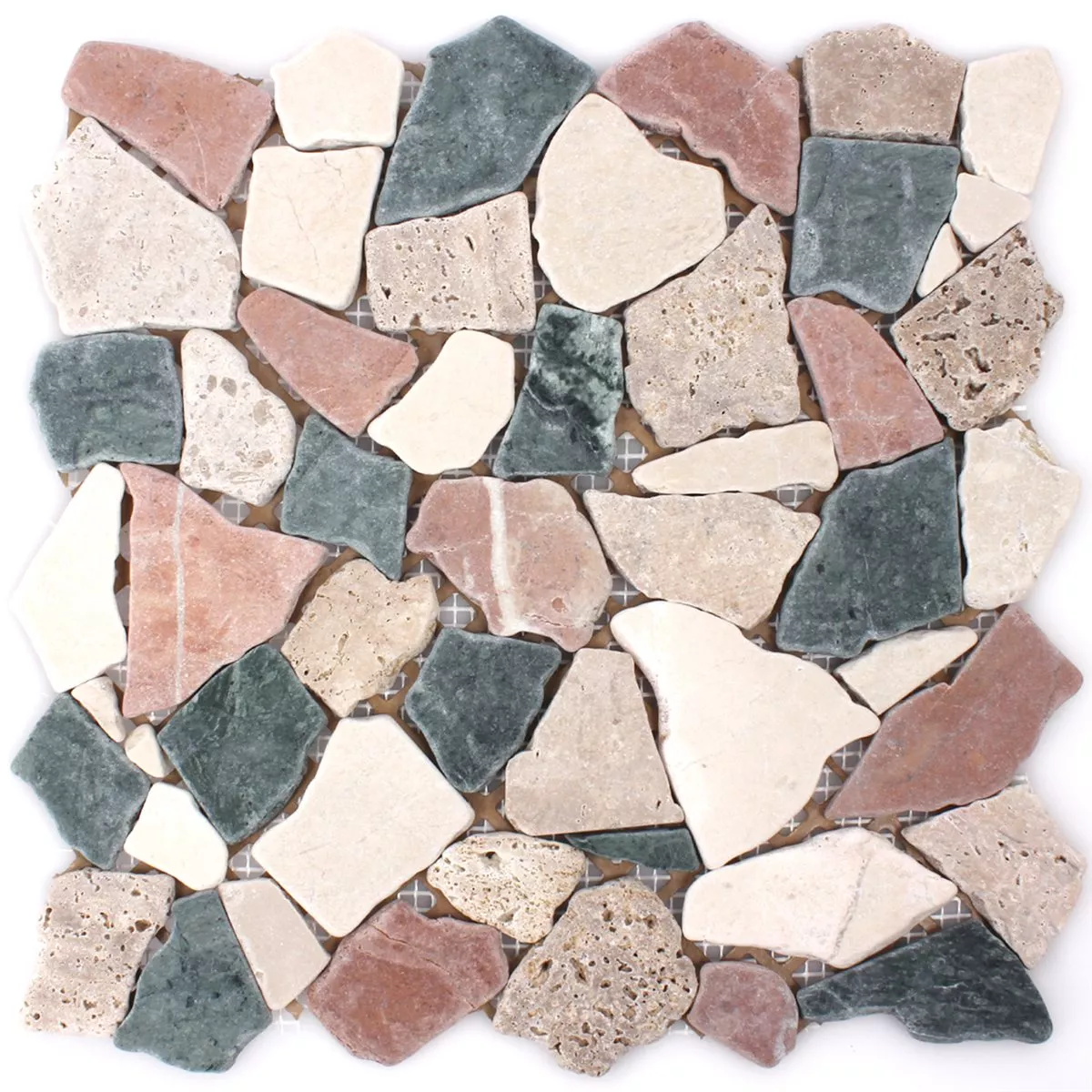 Mosaik Fliser Marmor Brud Multi