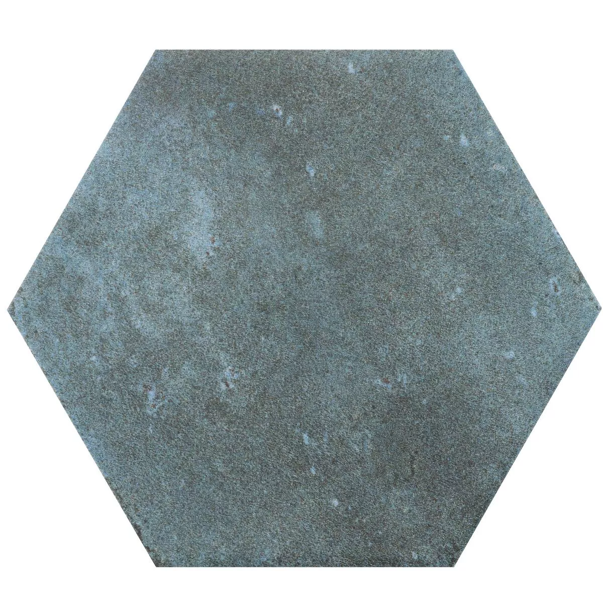 Prøve Gulvfliser Arosa Måtte Hexagon Blå Pacific 17,3x15cm