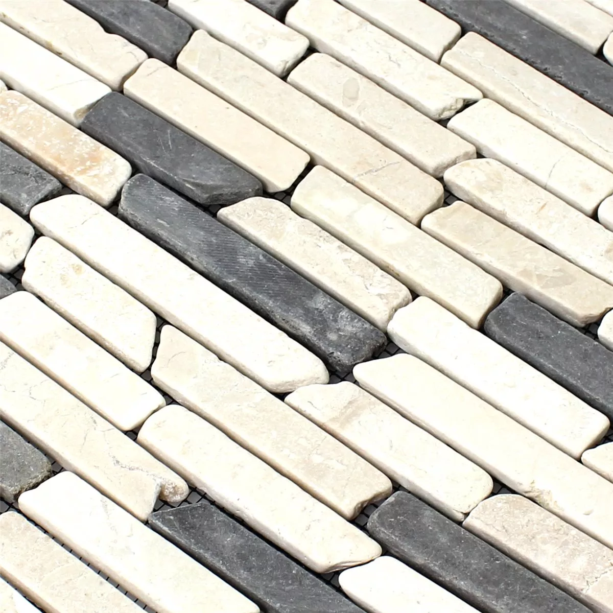 Mosaik Fliser Marmor Biancone Java