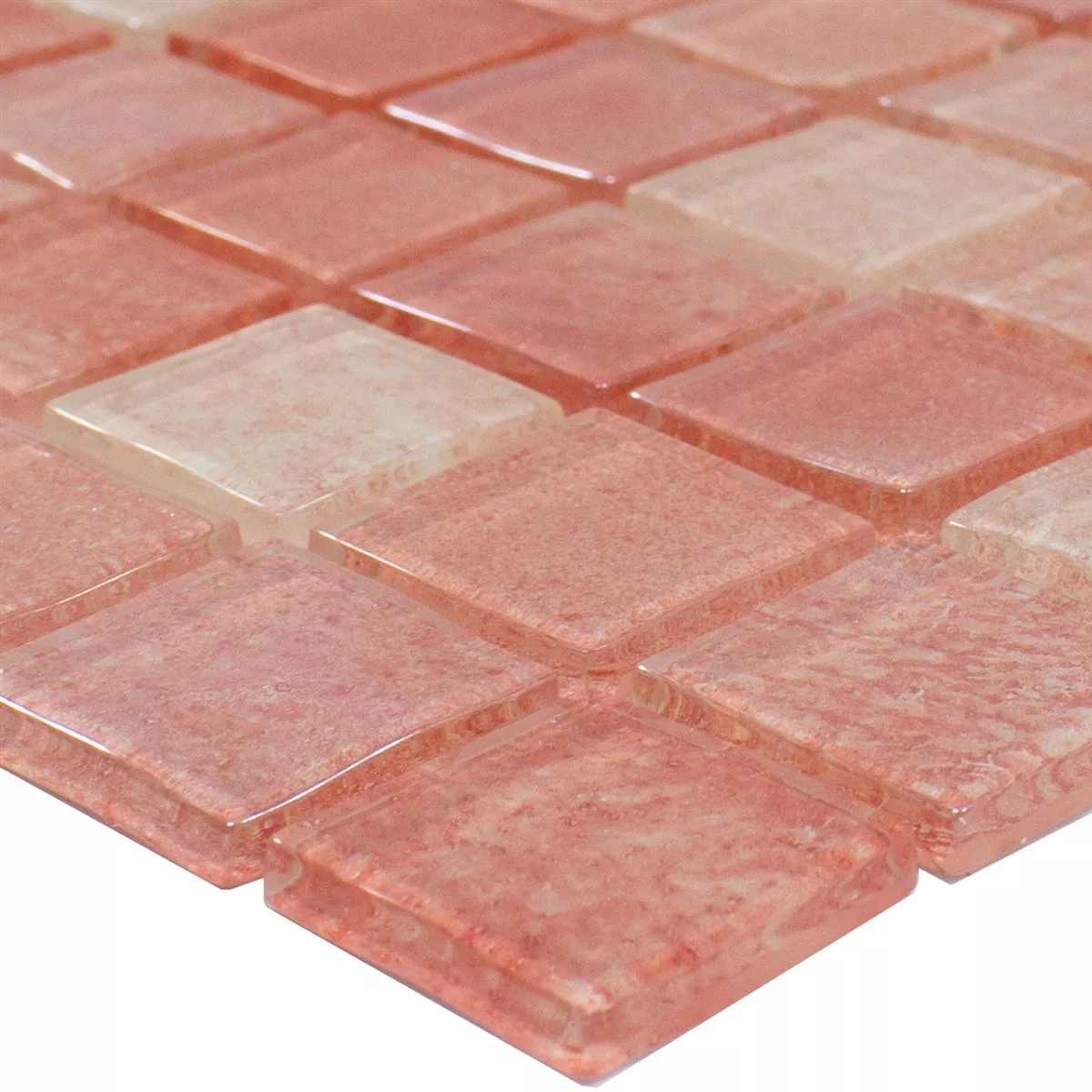 Glasmosaik Novigrad Rosa 23x23x4 mm