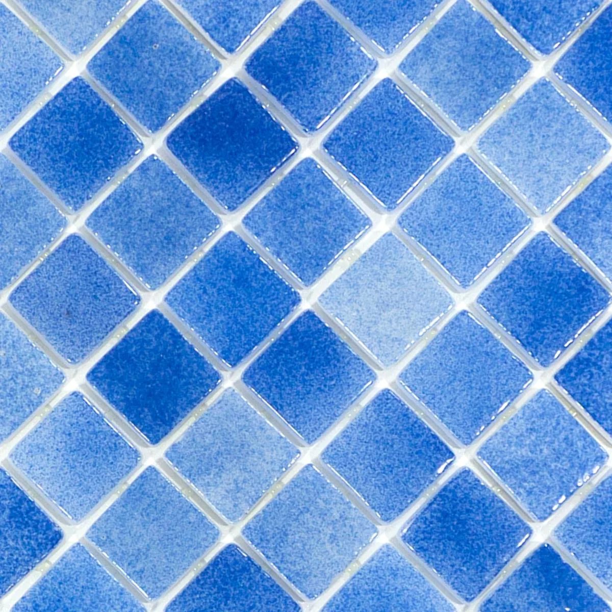 Glas Swimmingpool Mosaik Lagoona Blå