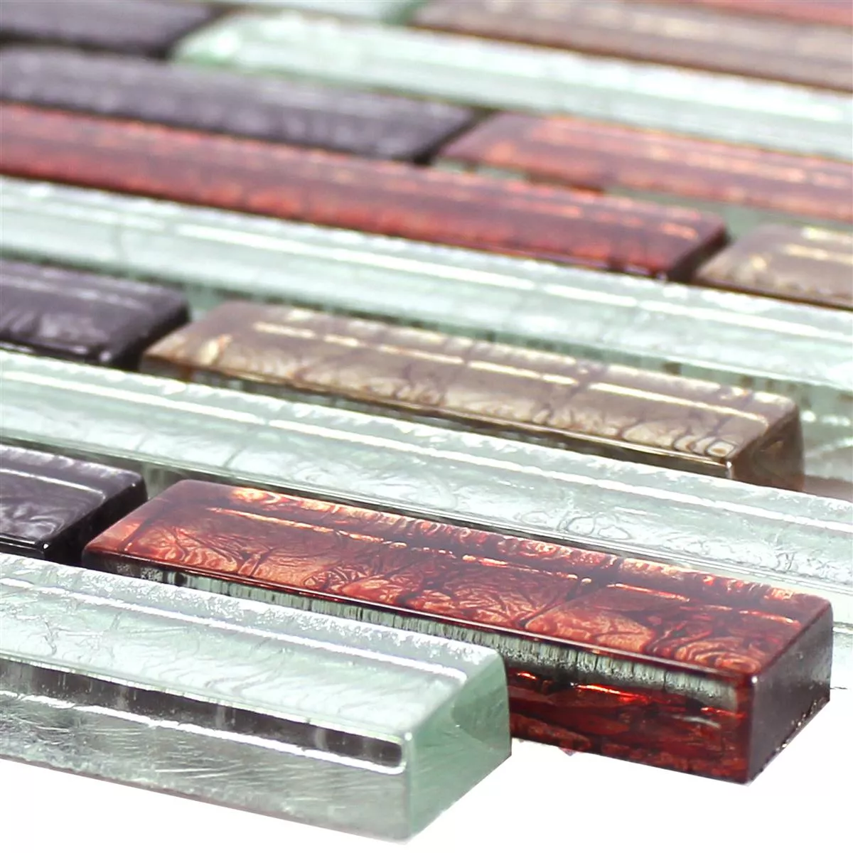 Glasmosaik Fliser Curlew Sort  Pattern Glasmosaik Fliser Curlew Sort  Pattern