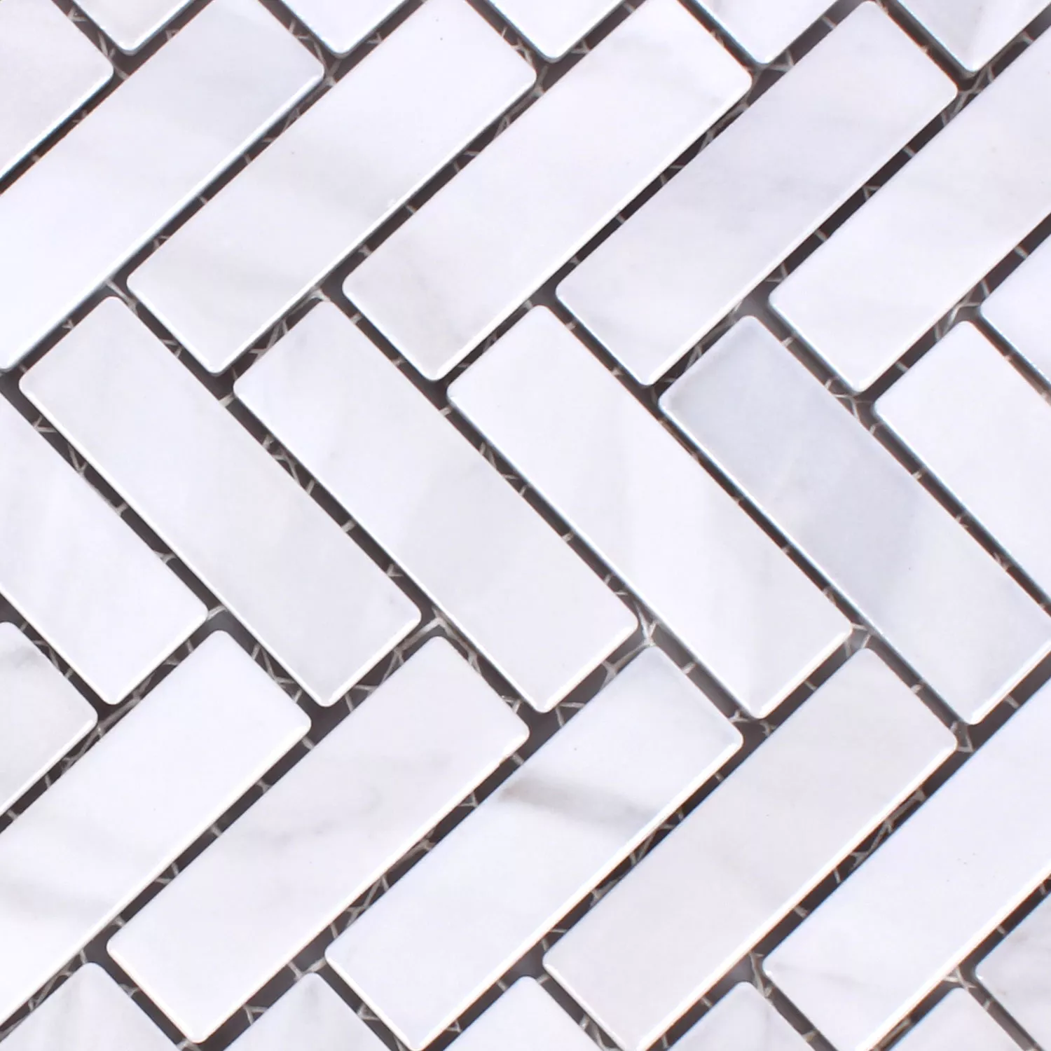 Mosaik Fliser Keramik Rødilia Sten Optik Hvid