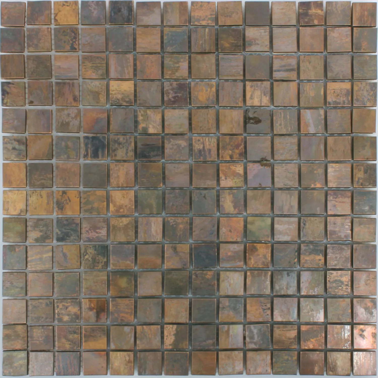 Prøve Mosaik Fliser Metal Kobber Gorski