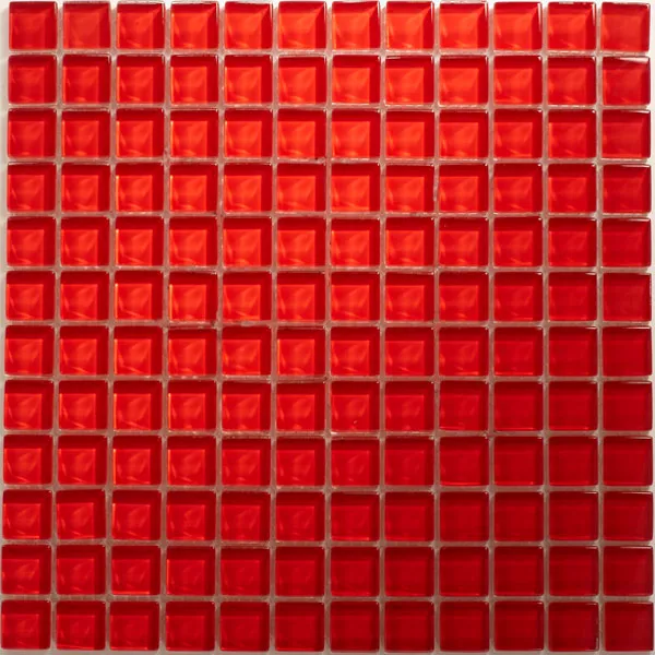 Glasmosaik Fliser Uni 23x23x8mm Rød