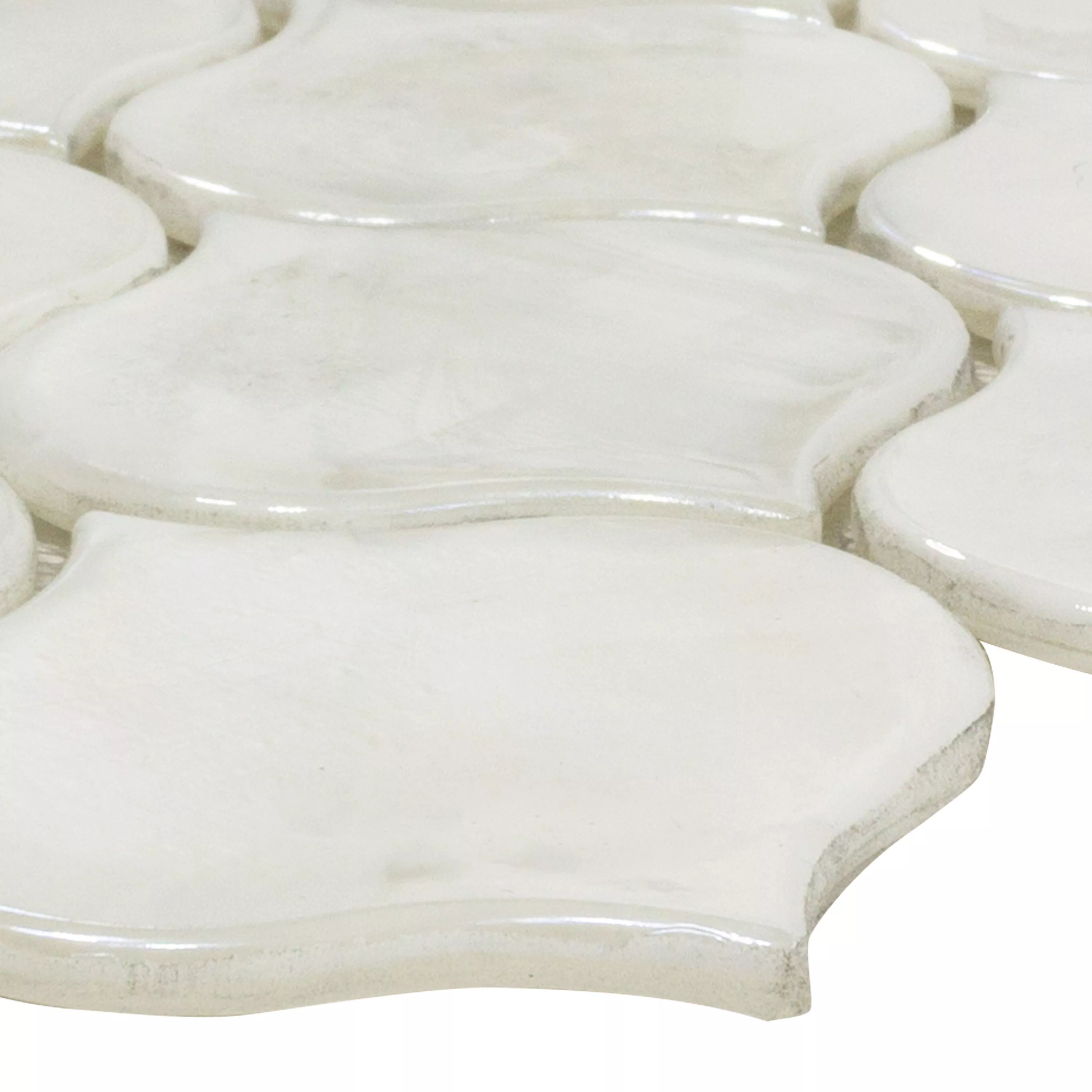 Glasmosaik Fliser Andalucia Arabesque Hvid Glasmosaik Fliser Andalucia Arabesque Hvid