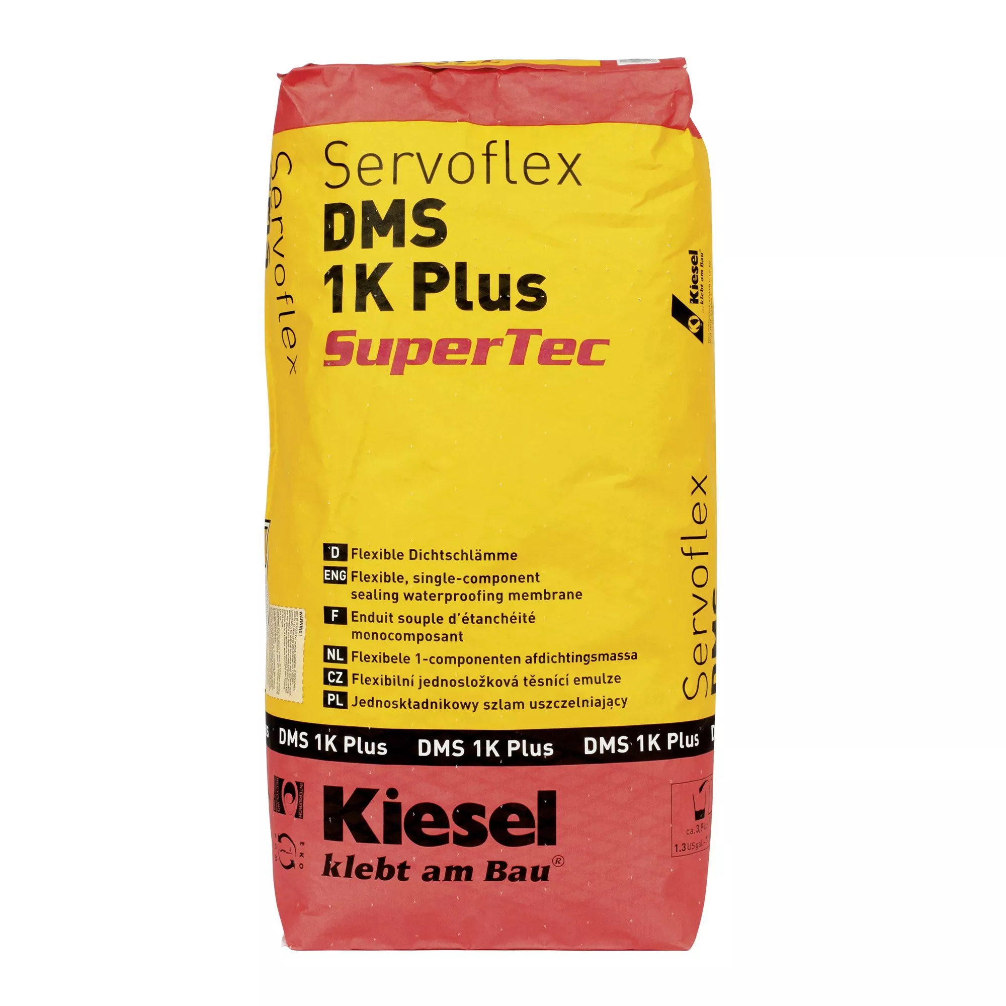 Kiesel Servoflex DMS 1K Plus SuperTec - Fleksibel, 1-komponent Tætningsopslæmning (15KG)