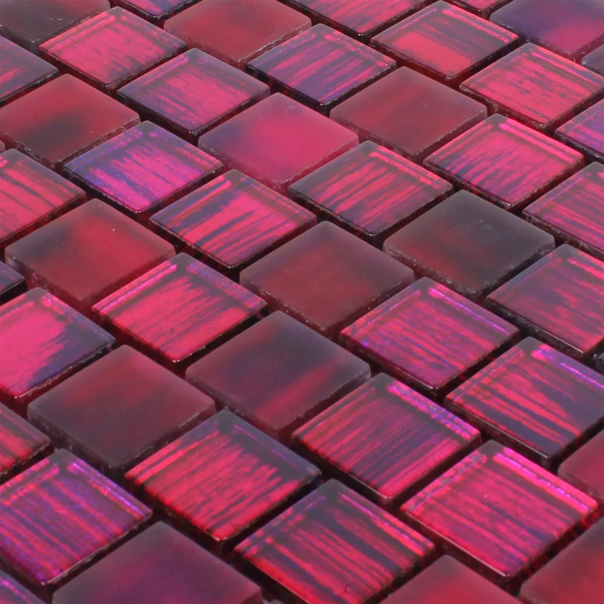 Glasmosaik Fliser Lanzarote Pink