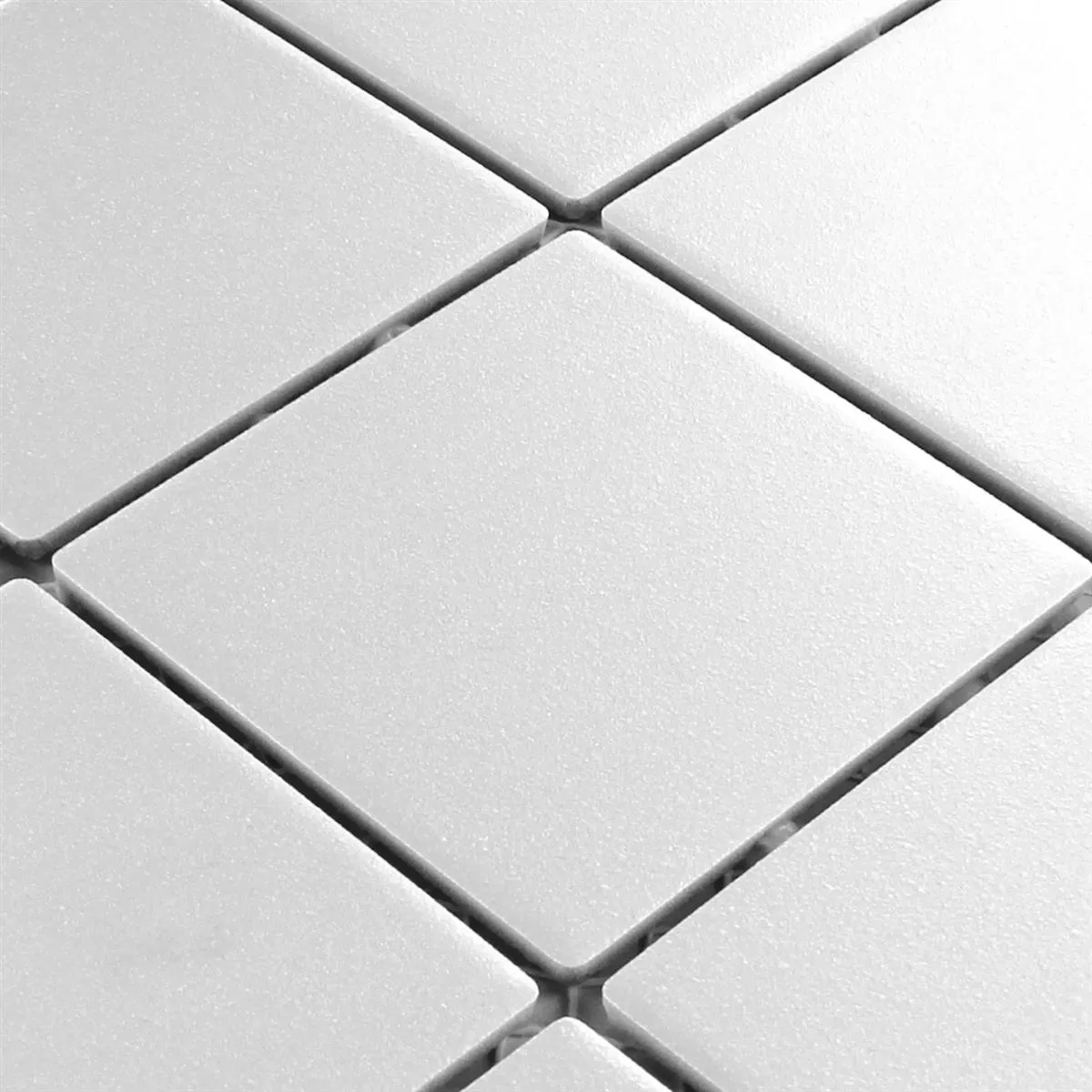 Mosaik Fliser Keramik Hvid Uni Skridsikker