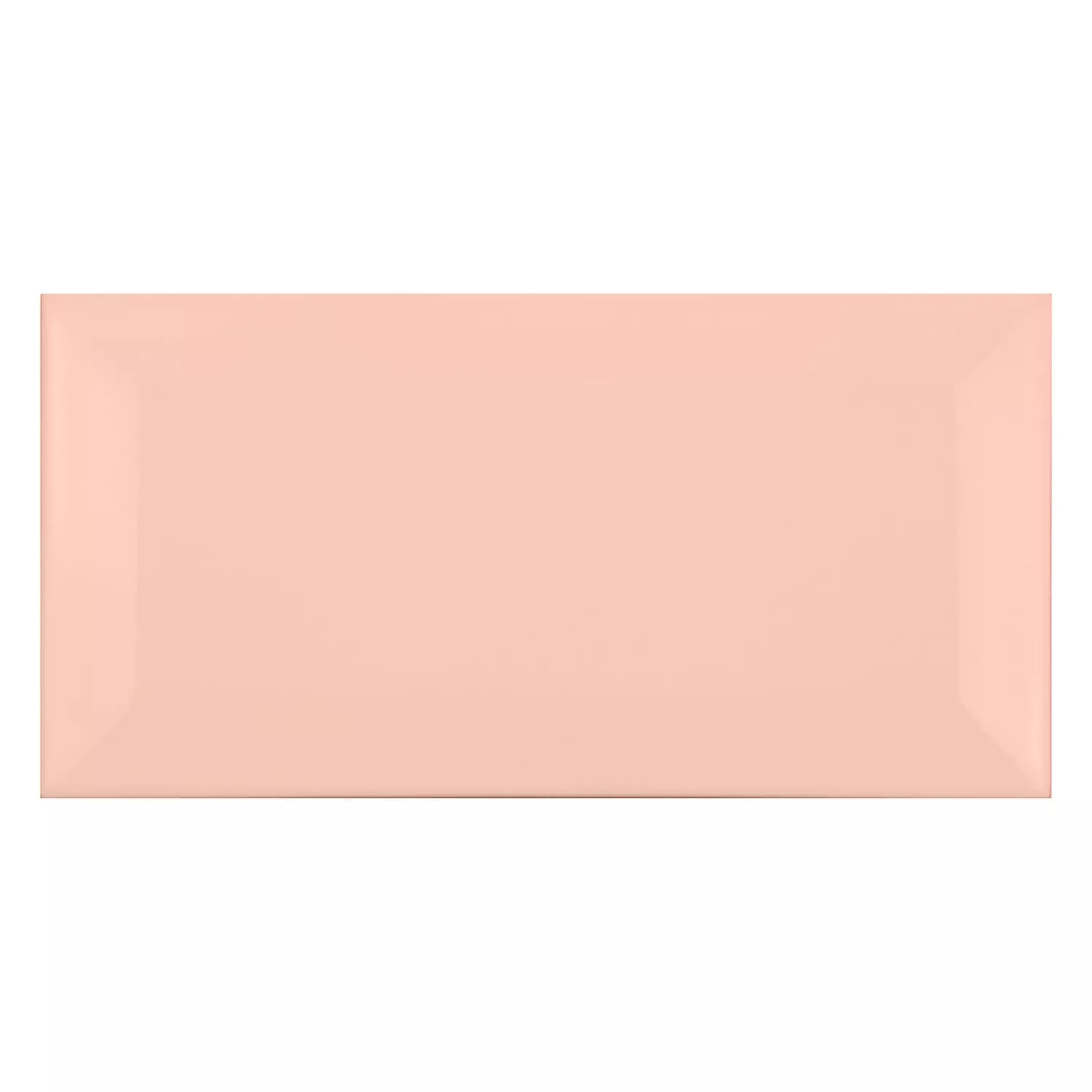 Metro flise Appelsin Måtte 7,5x15 cm Med Facet Pitcox Salmon