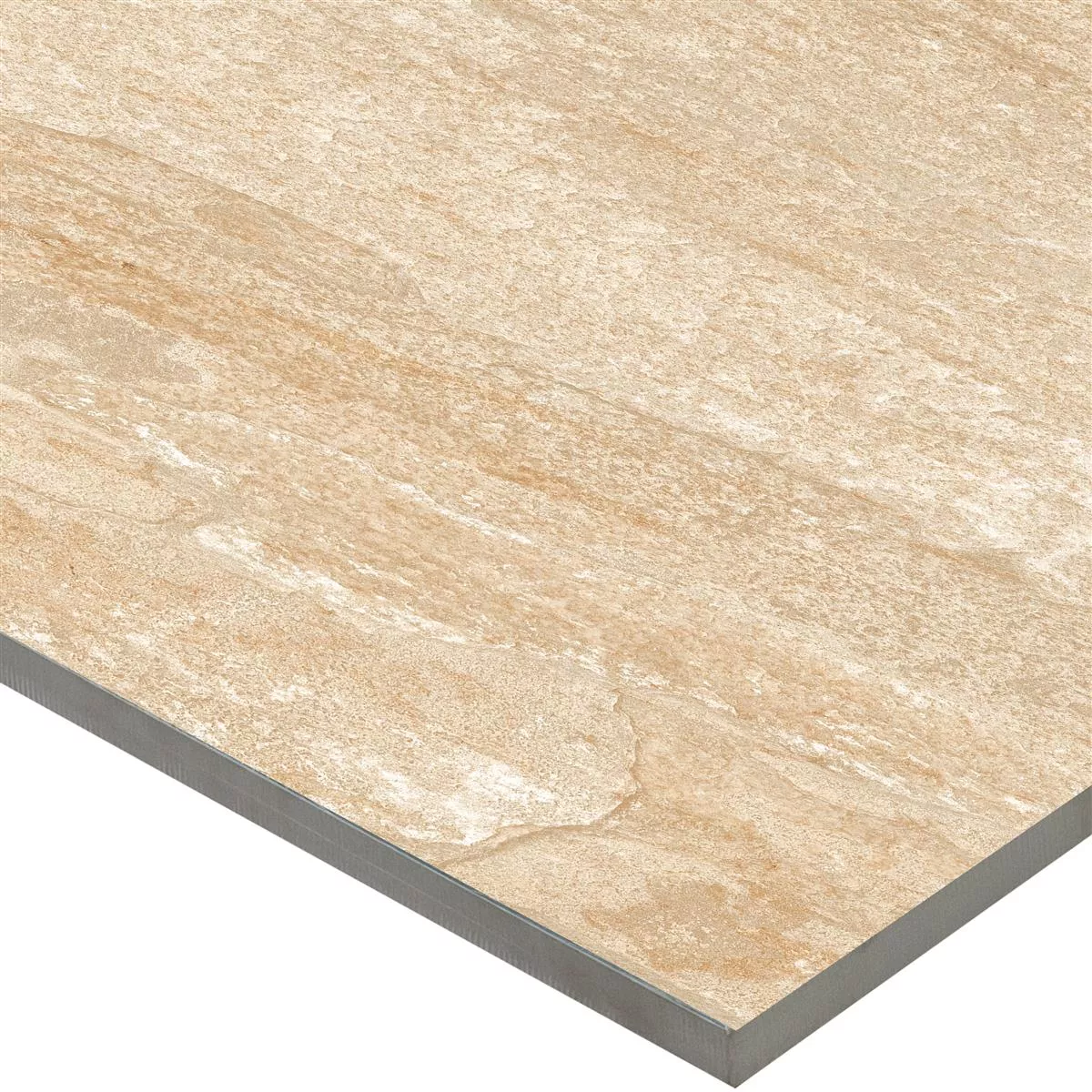 Terrasser Fliser Porcellanato Rustburg Beige 60x60x2 cm