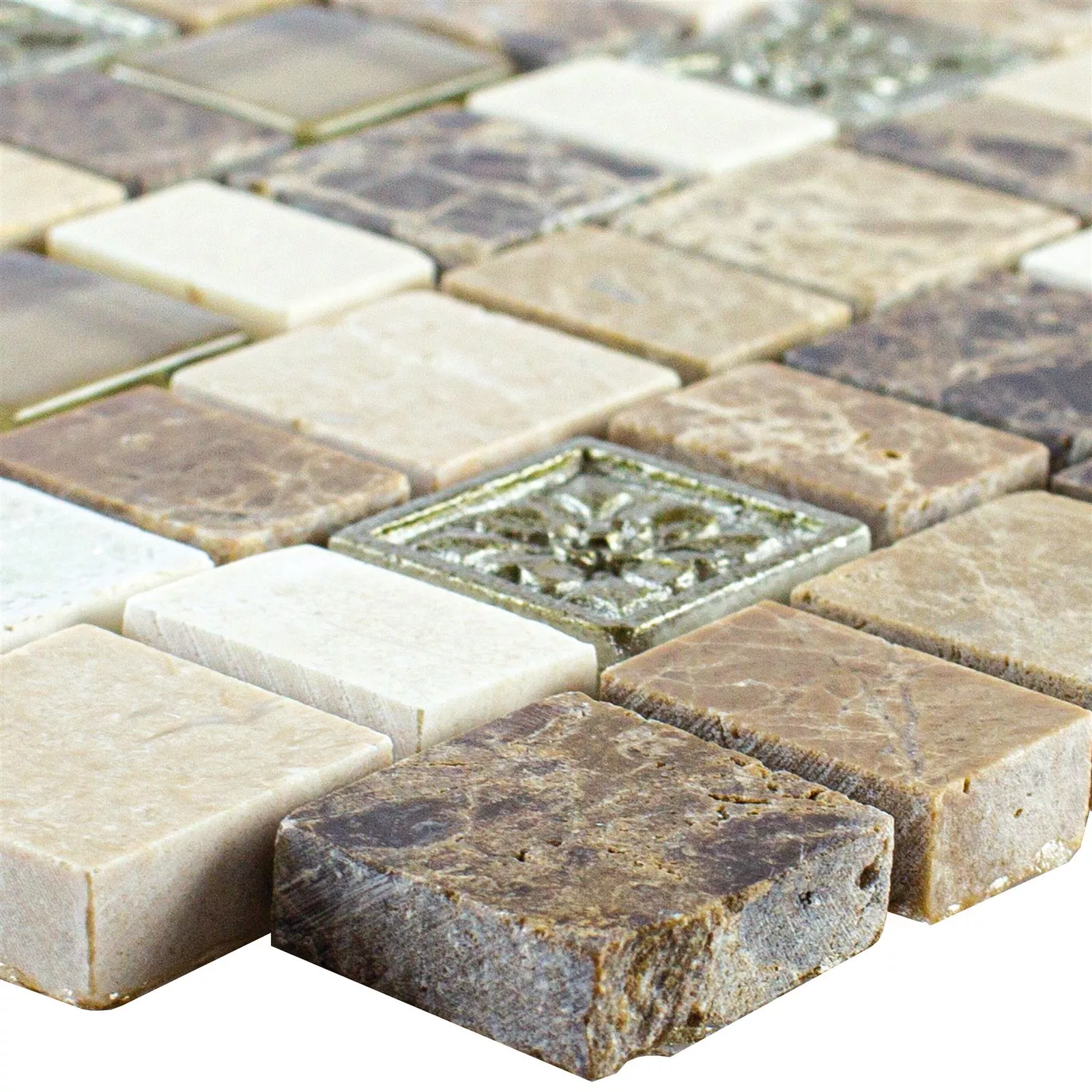 Mosaik Fliser Moranbah Brun Beige Hvid Mosaik Fliser Moranbah Brun Beige Hvid