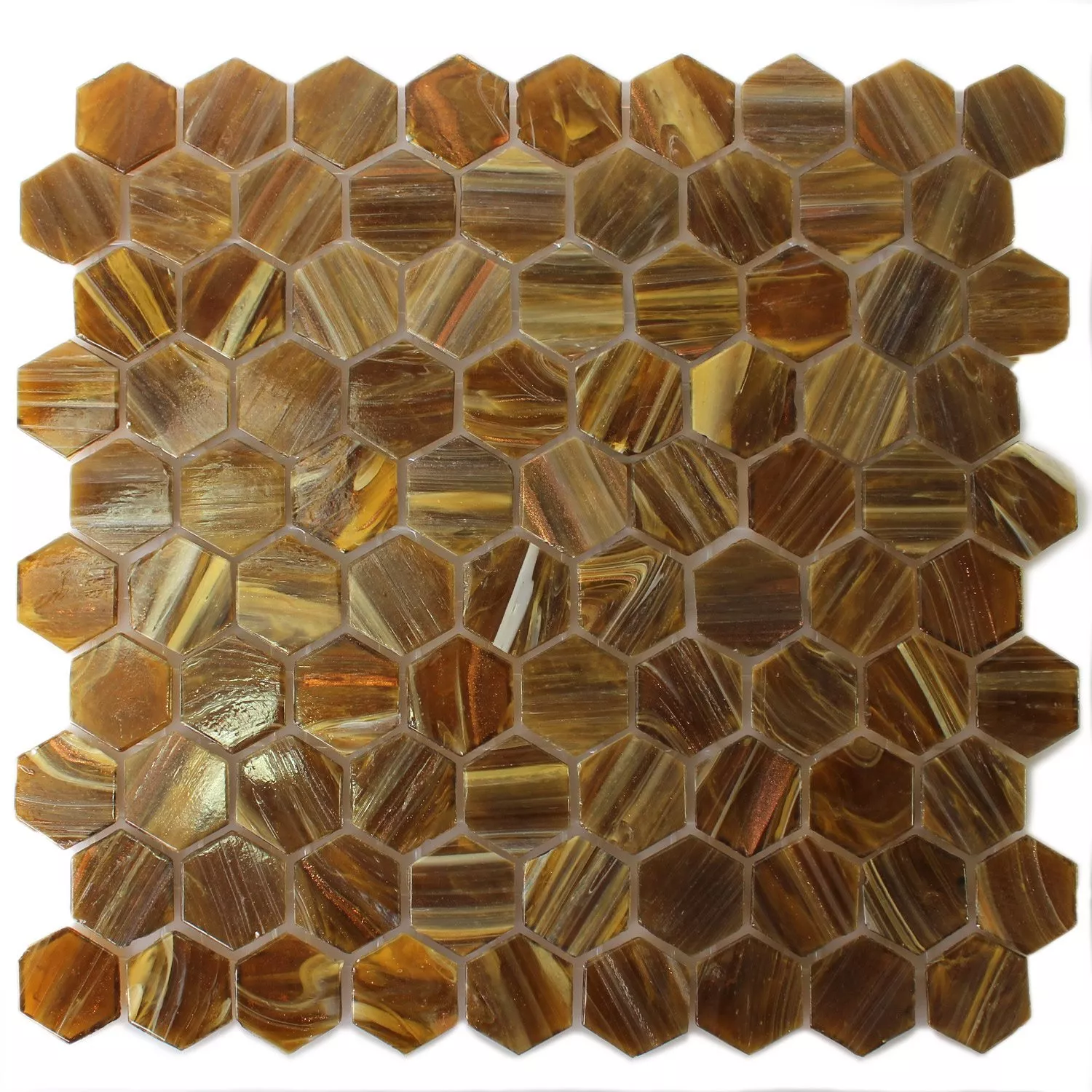 Trend-Vi Mosaik Fliser Glas Hexagon 282