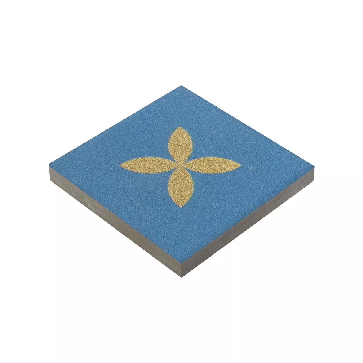 Porcellanato Fliser Genexia Decor Okker Rosone 4,6x4,6cm Porcellanato Fliser Genexia Decor Okker Rosone 4,6x4,6cm