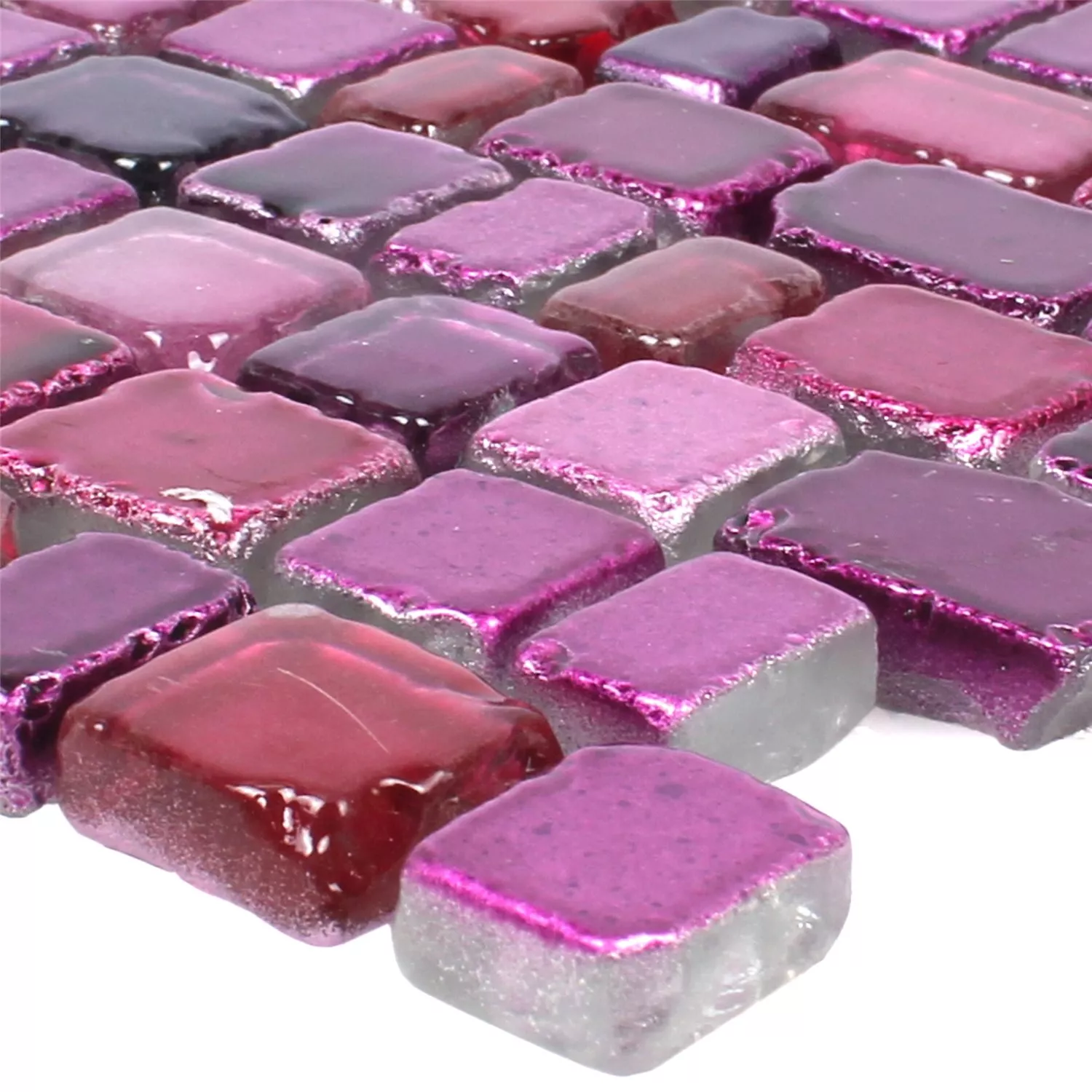 Prøve Mosaik Fliser Glas Roxy Violett