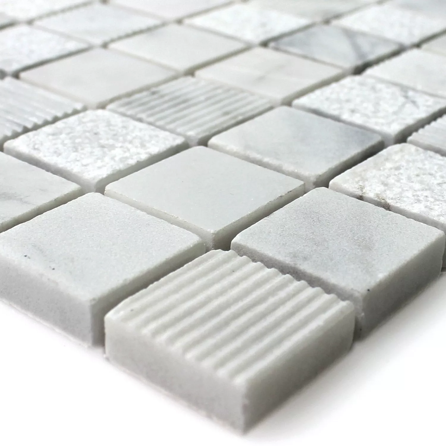 Mosaik Fliser Natursten Carrara Hvid Mosaik Fliser Natursten Carrara Hvid