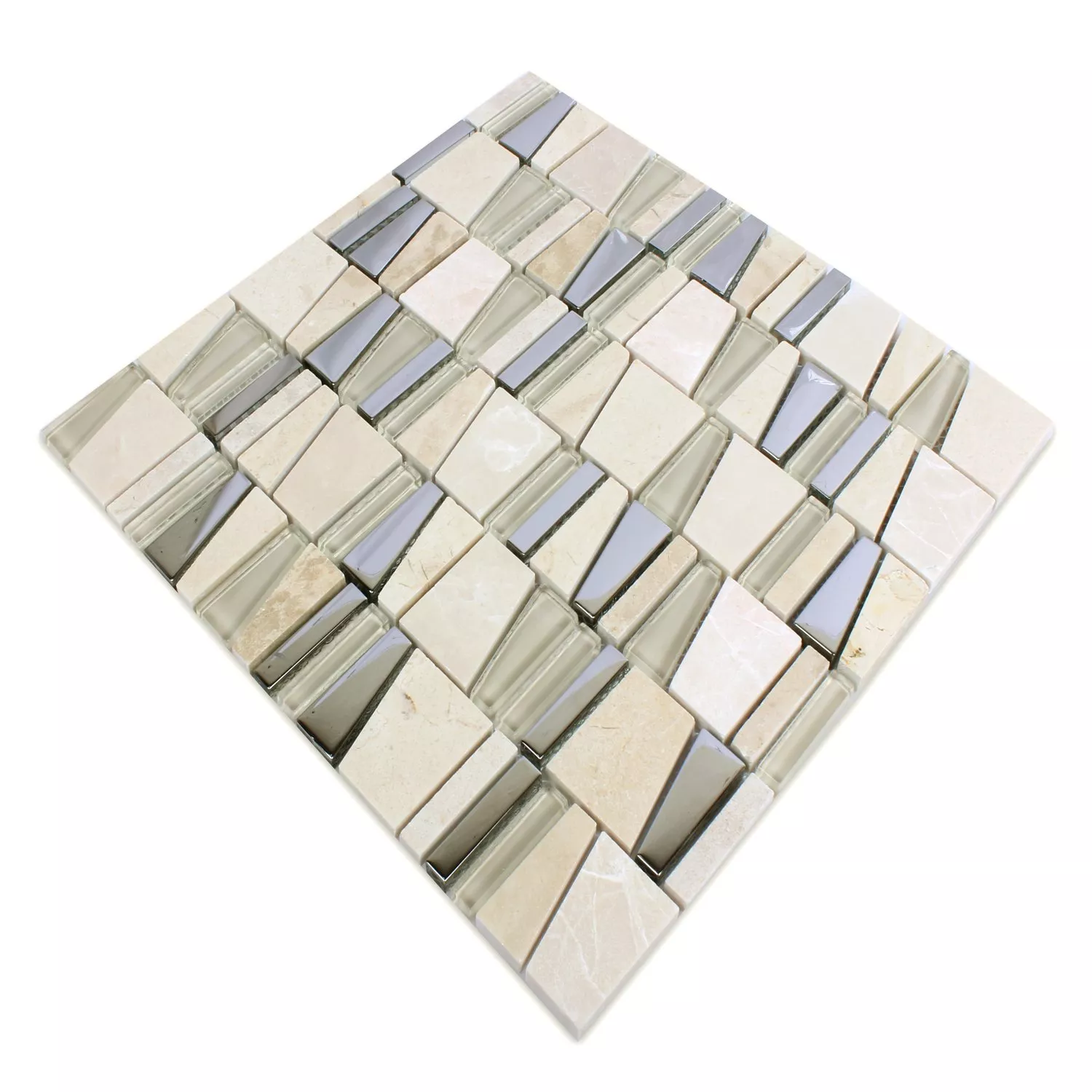 Mosaik Fliser Natursten Glas Beige Skifer Effekt Mosaik Fliser Natursten Glas Beige Skifer Effekt