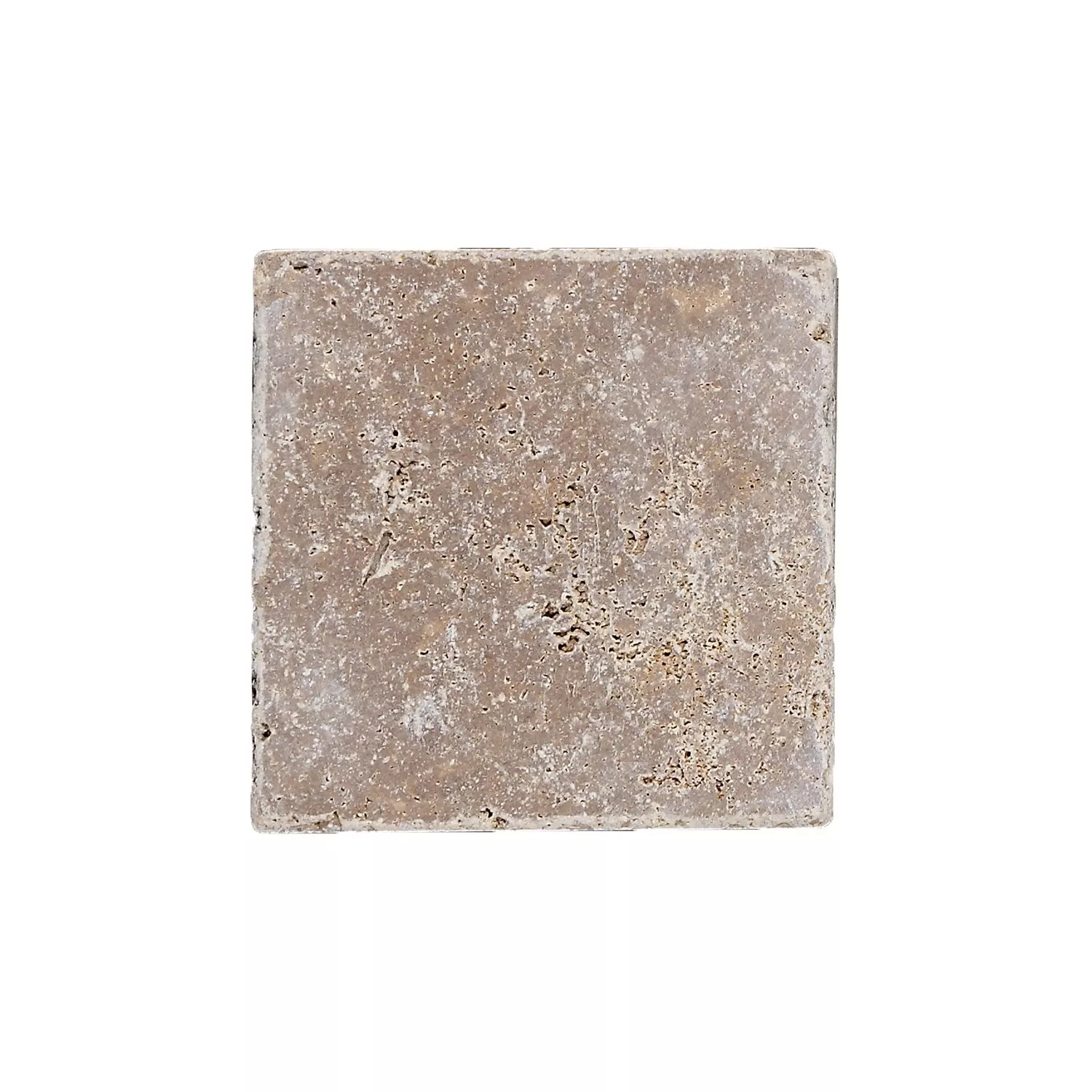 Naturstenfliser Travertin Patara Noce 10x10cm Naturstenfliser Travertin Patara Noce 10x10cm