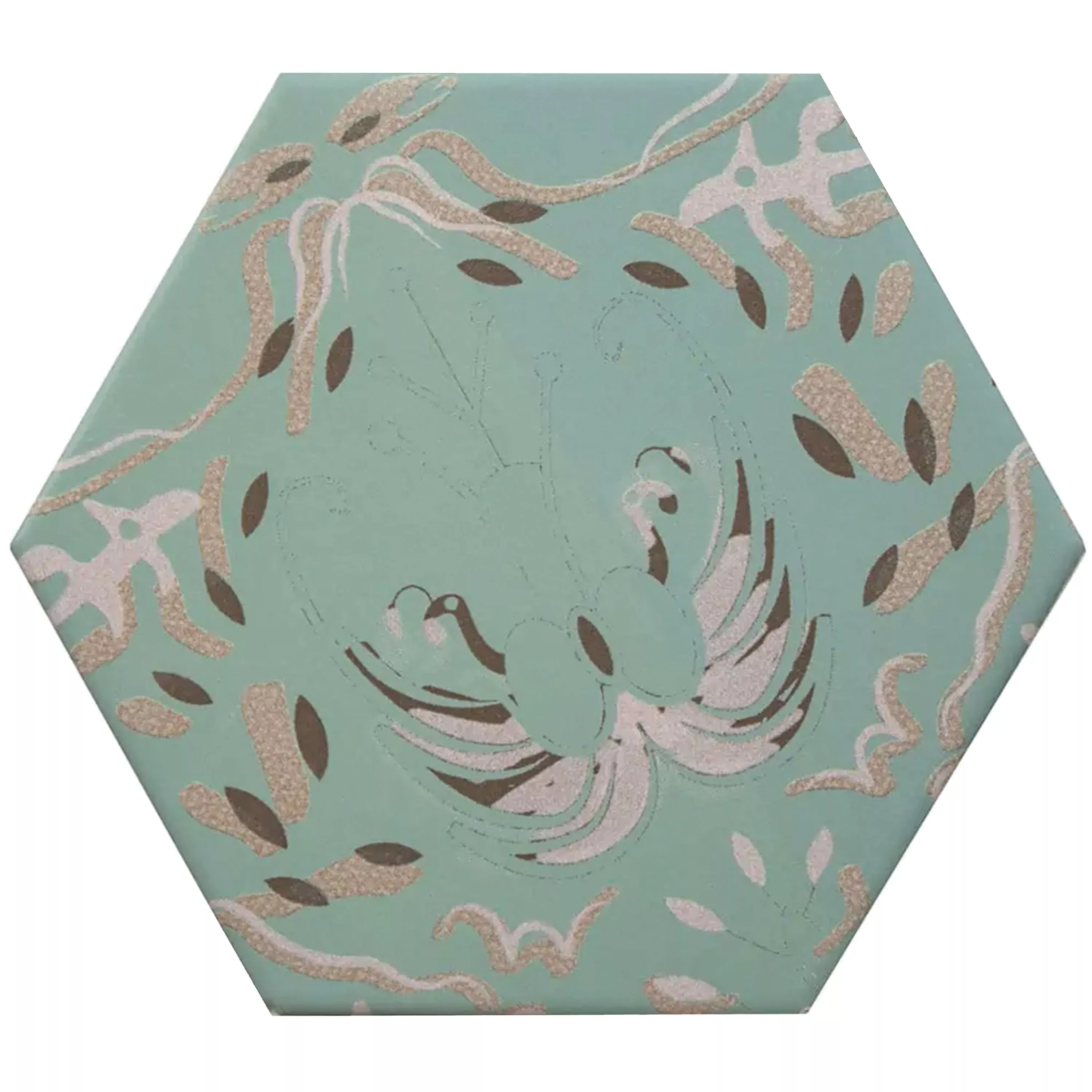 Porcellanato Fliser Modena Hexagon Decor 5