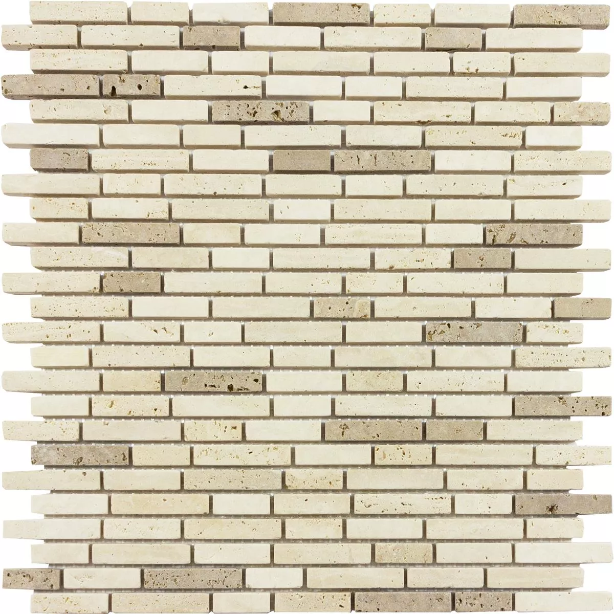 Marmor Natursten Mosaik Fliser Tuscania Brick Beige