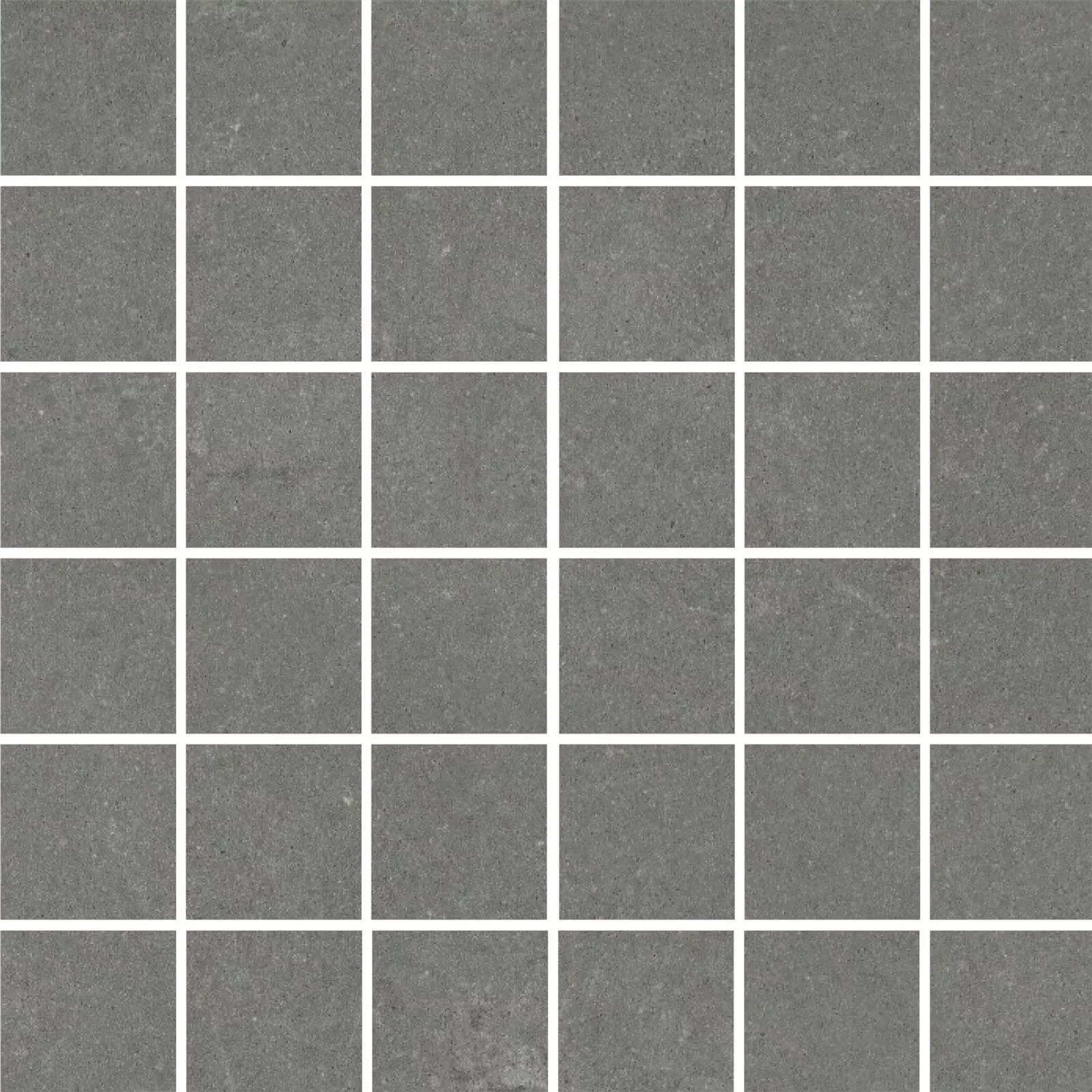 Mosaik Fliser Cement Optik Nepal Slim Morkgra