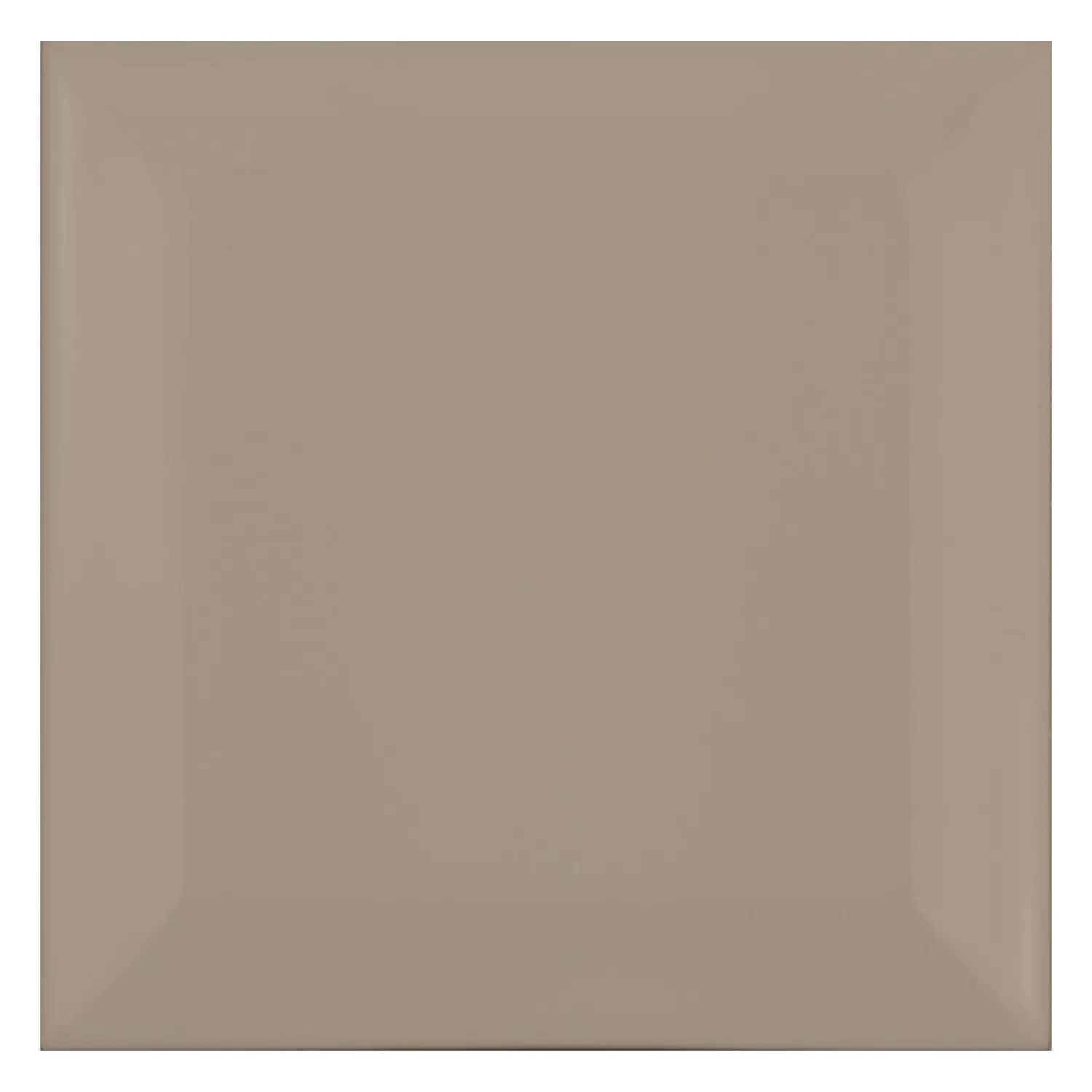 Metro flise Brun Måtte 10x10 cm Med Facet Catarina Mink