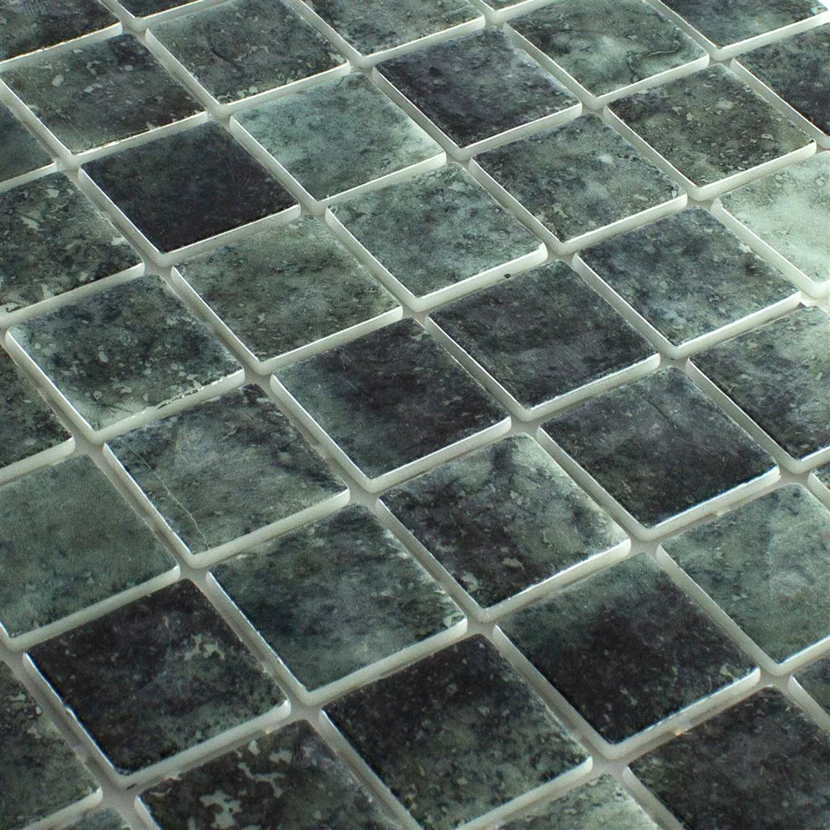 Swimmingpool Mosaik Baltic Sort 38x38mm