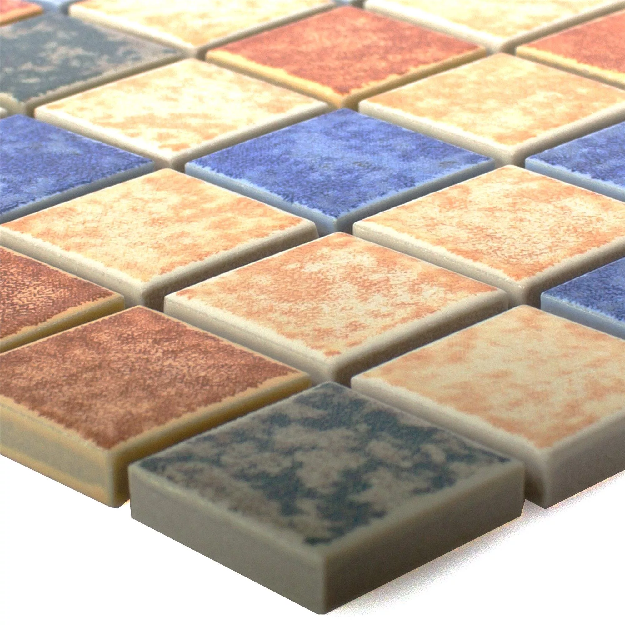 Prøve Keramik Mosaik Fliser Zotte Farverige Mix
