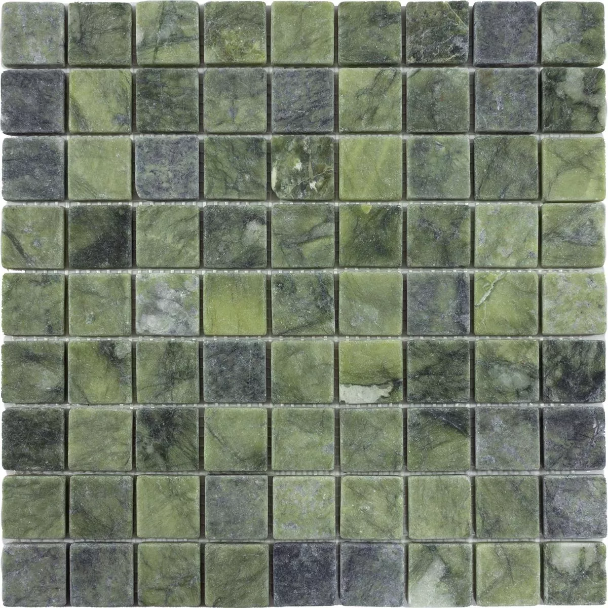Marmor Natursten Mosaik Fliser Valendria Verde Grøn