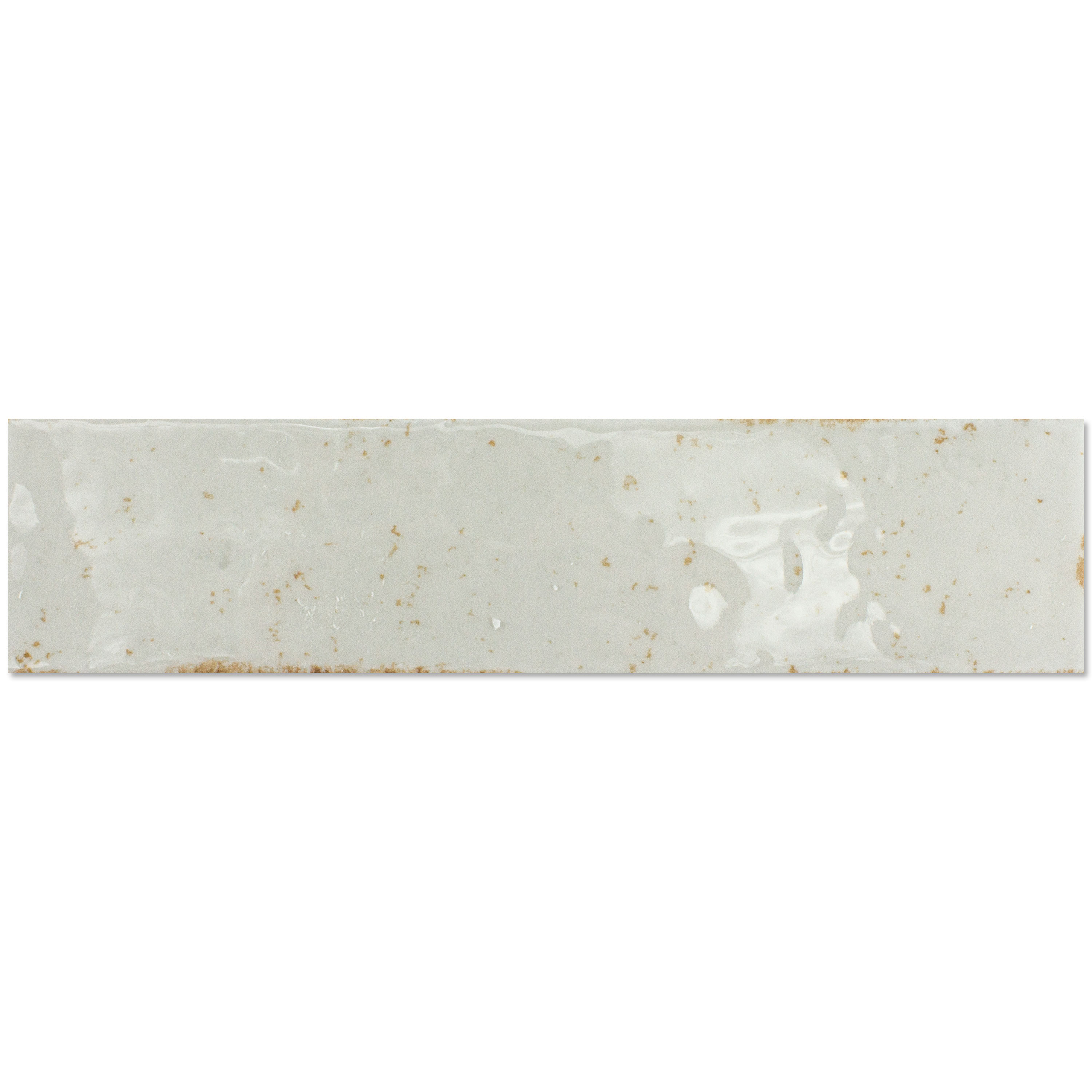 Vægfliser Kiowa Strålende Bølgepap 6x25cm Hvid