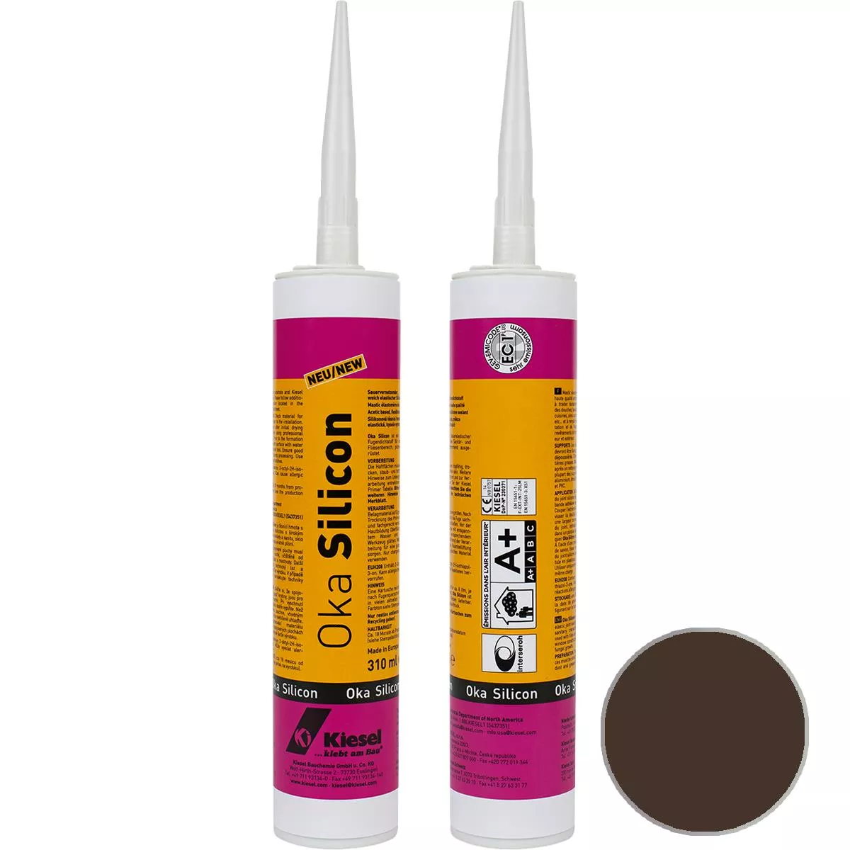 OKA SILICON silikone joint kaffe 310 ml