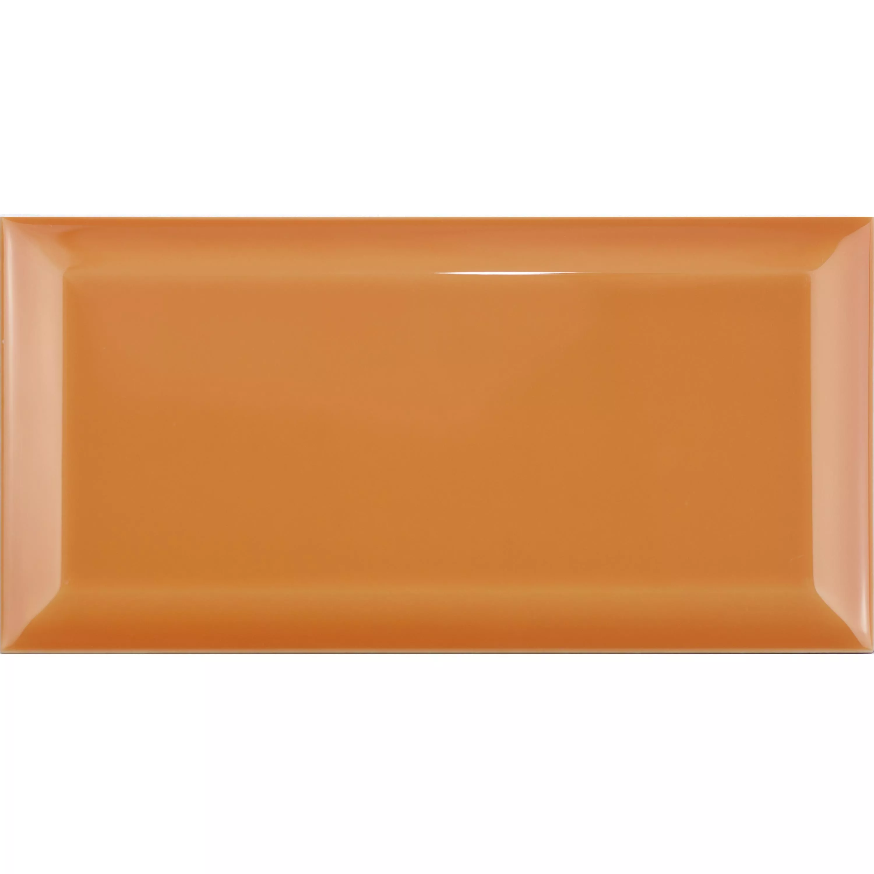 Metro Vægfliser Brussel Med Facet 10x20x0,7cm Naranja Metro Vægfliser Brussel Med Facet 10x20x0,7cm Naranja