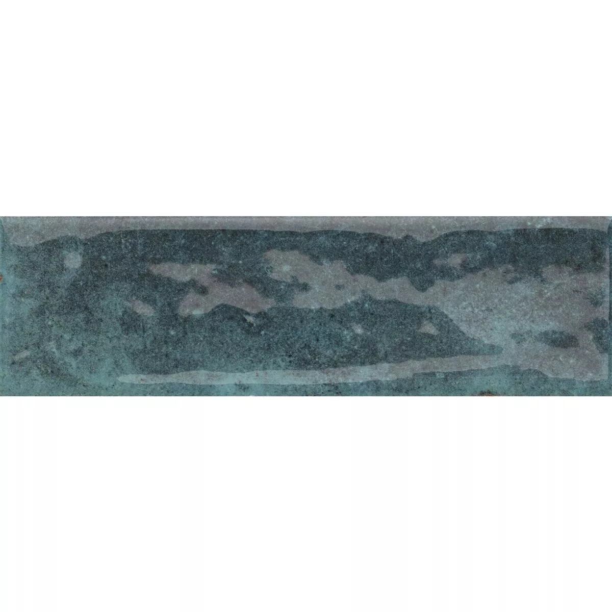Prøve Vægfliser Arosa Strålende Bølgepap Blå Pacific 6x25cm