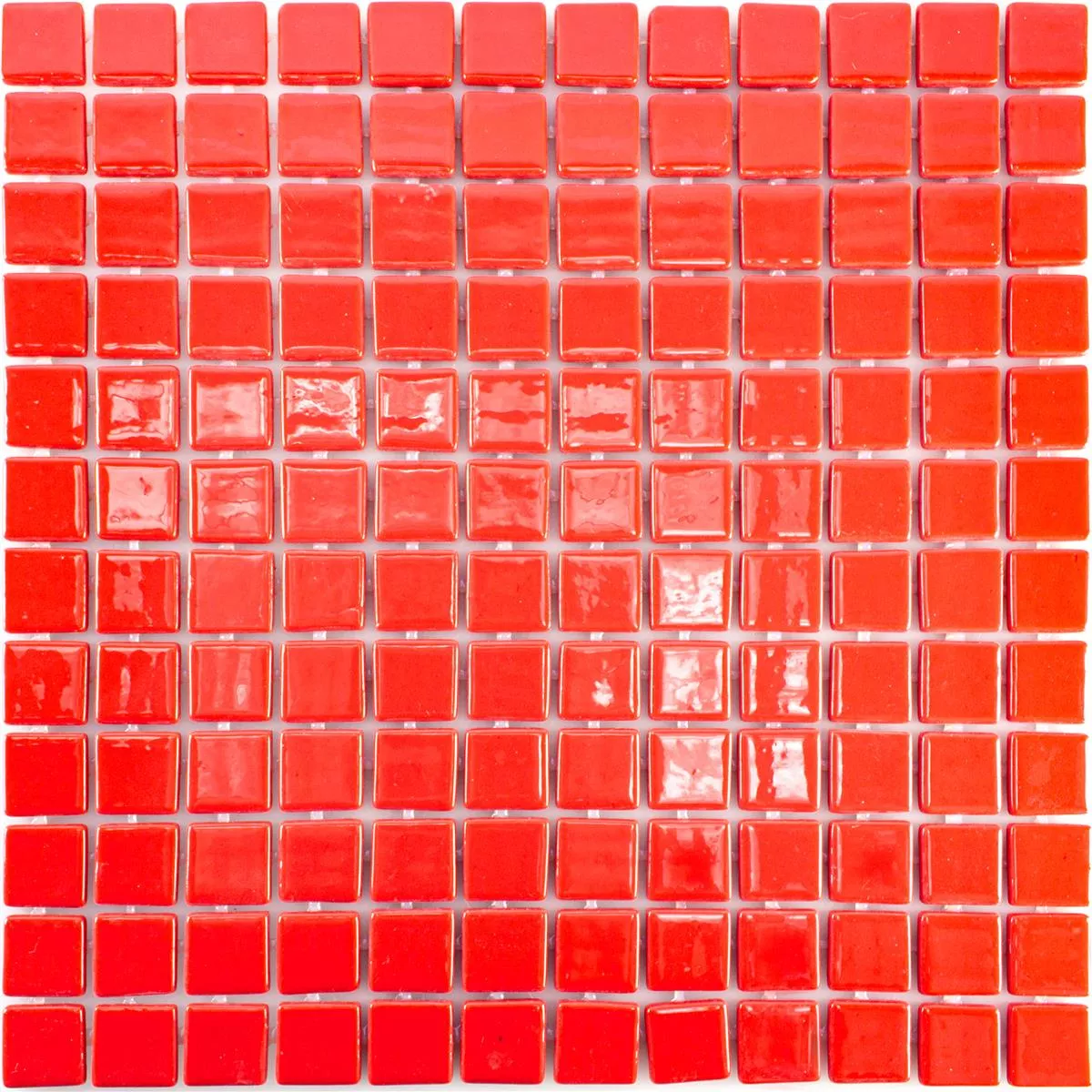 Glas Pool Swimmingpool Mosaik Pixley Rød