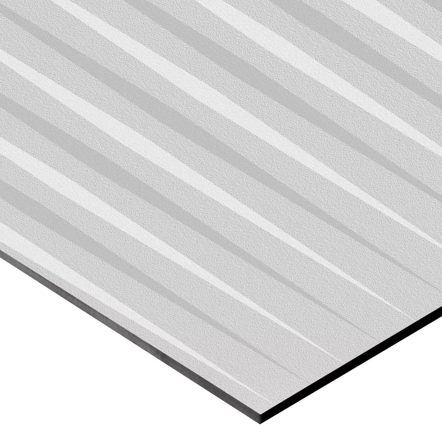 Vægfliser Vulcano Stripes Decor Rektificerer Morkgra 60x120cm