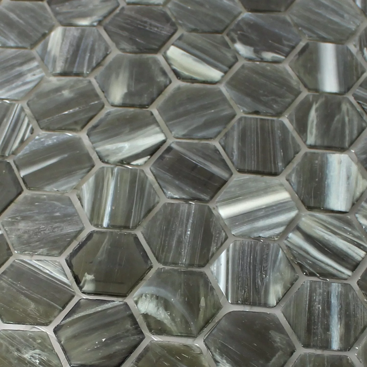 Trend-Vi Mosaik Fliser Glas Hexagon 216