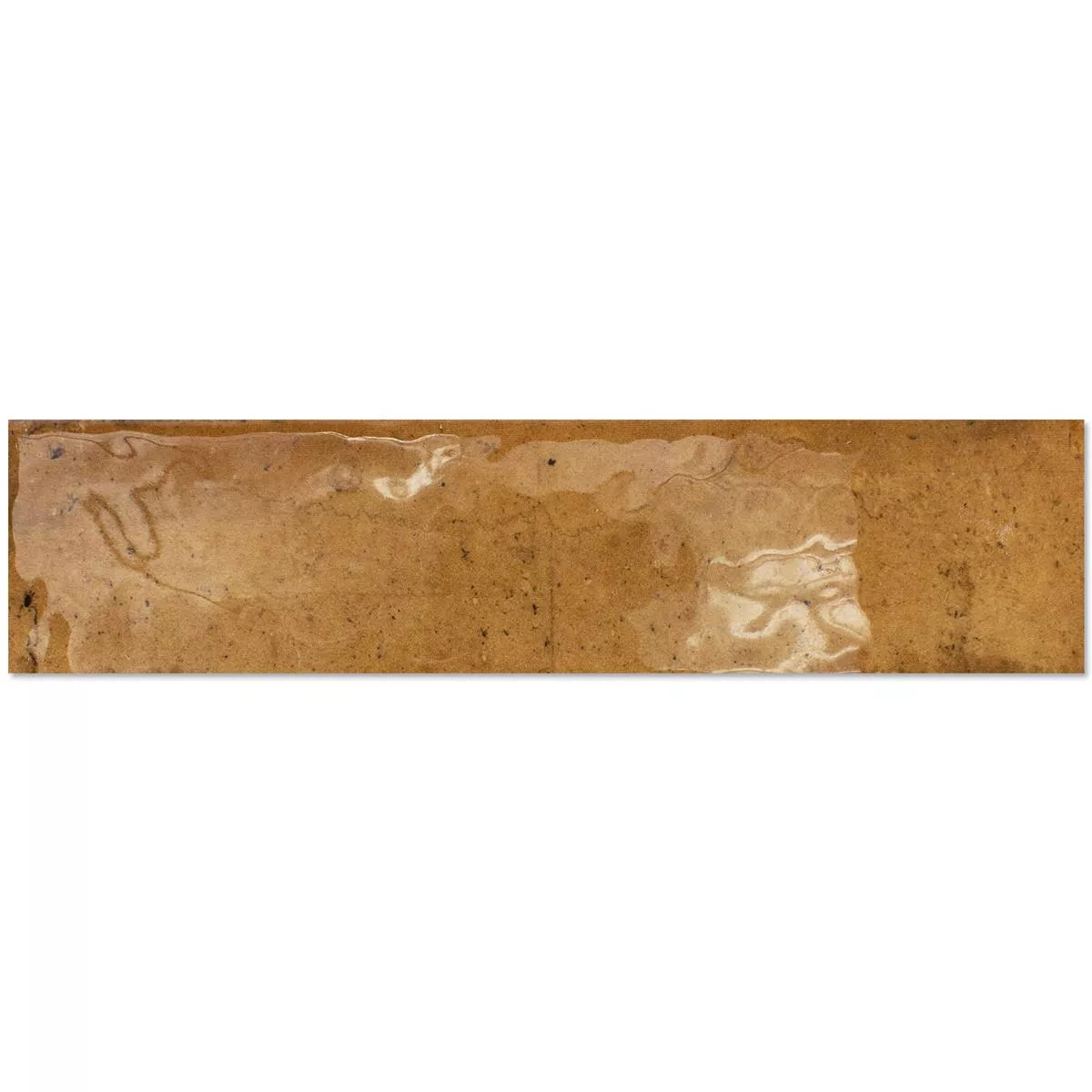 Vægfliser Kiowa Strålende Bølgepap 6x25cm Okker Vægfliser Kiowa Strålende Bølgepap 6x25cm Okker