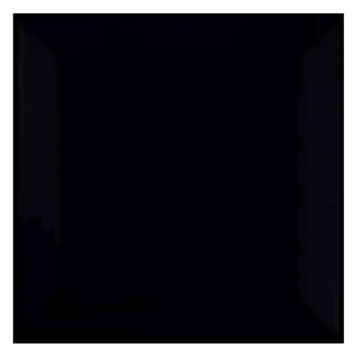 Metro flise Sort Måtte 10x10 cm Med Facet Catarina Negro