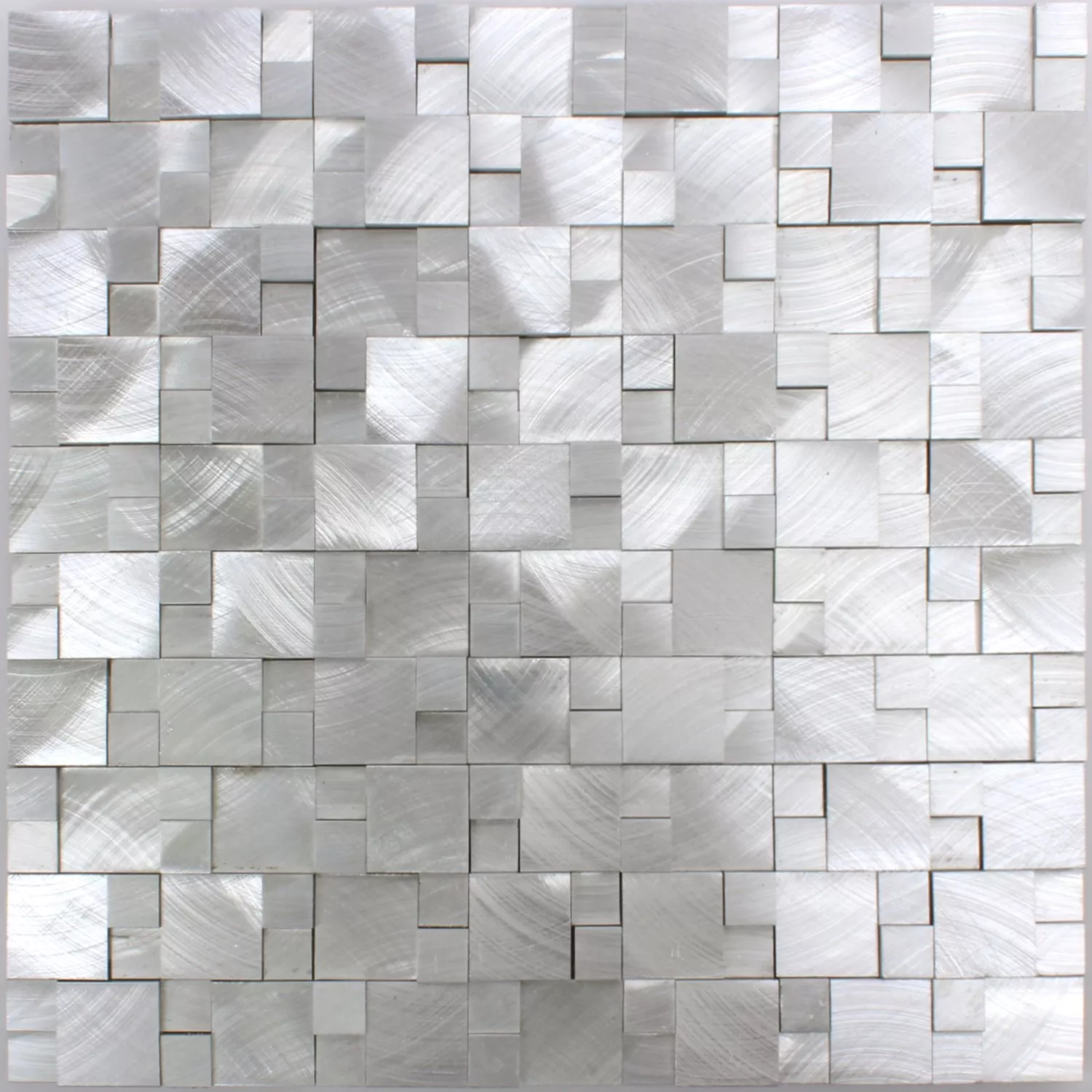 Prøve Mosaik Fliser Aluminium Jerica 3D
