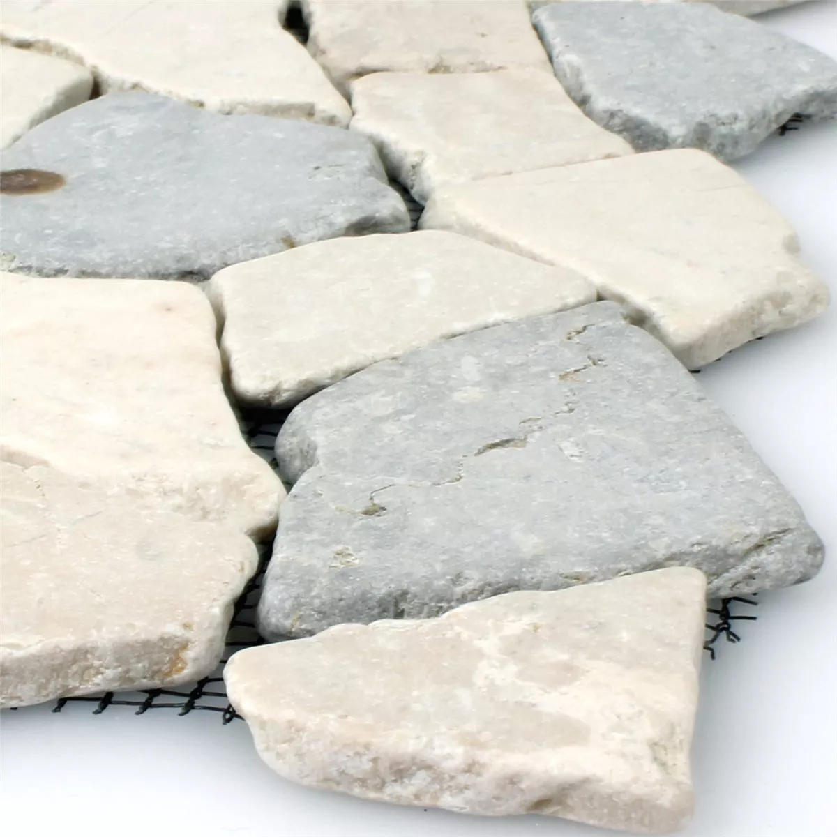 Mosaik Fliser Marmor Brud Gra Botticino Mosaik Fliser Marmor Brud Gra Botticino