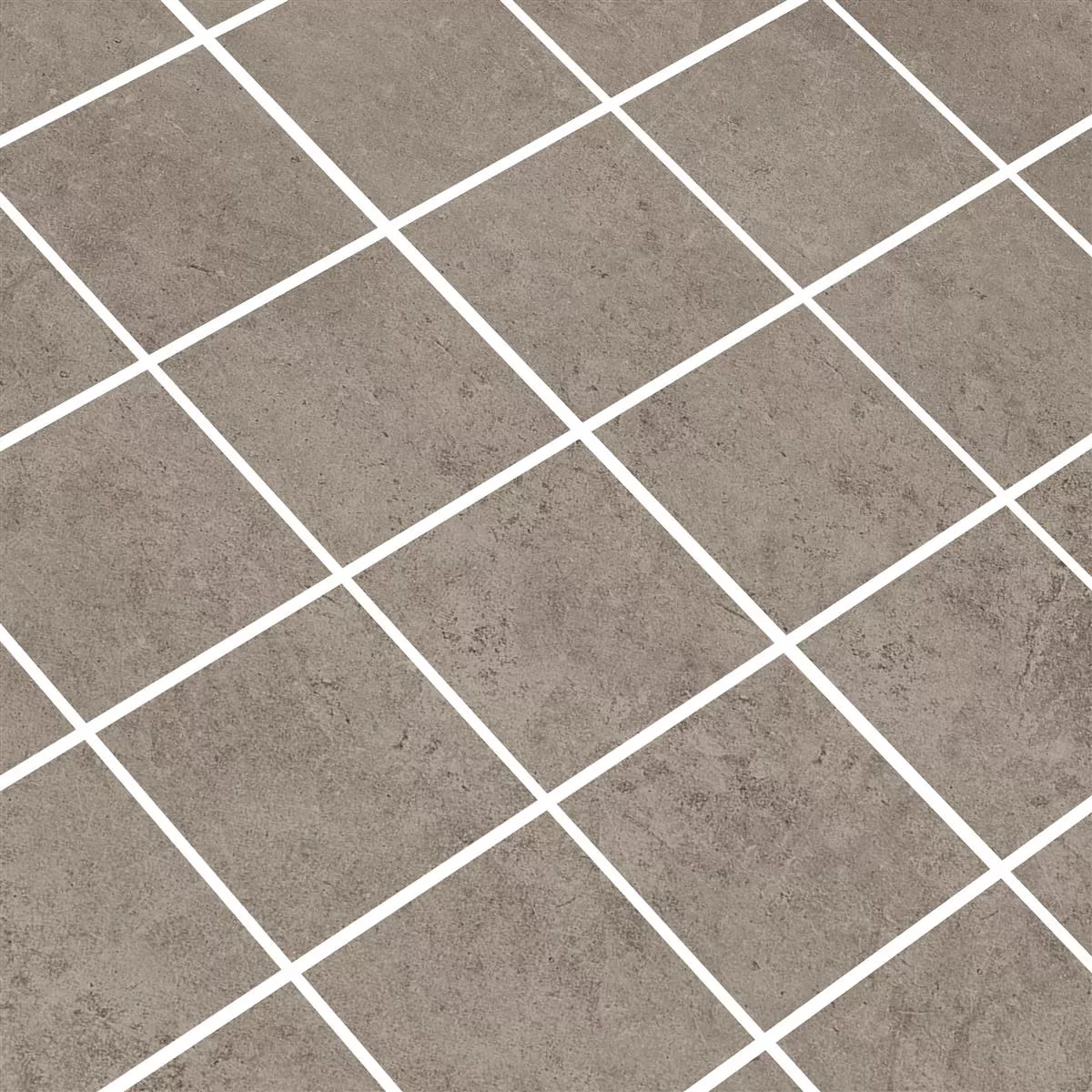 Mosaik Fliser Colossus Cement-Optik Taupe