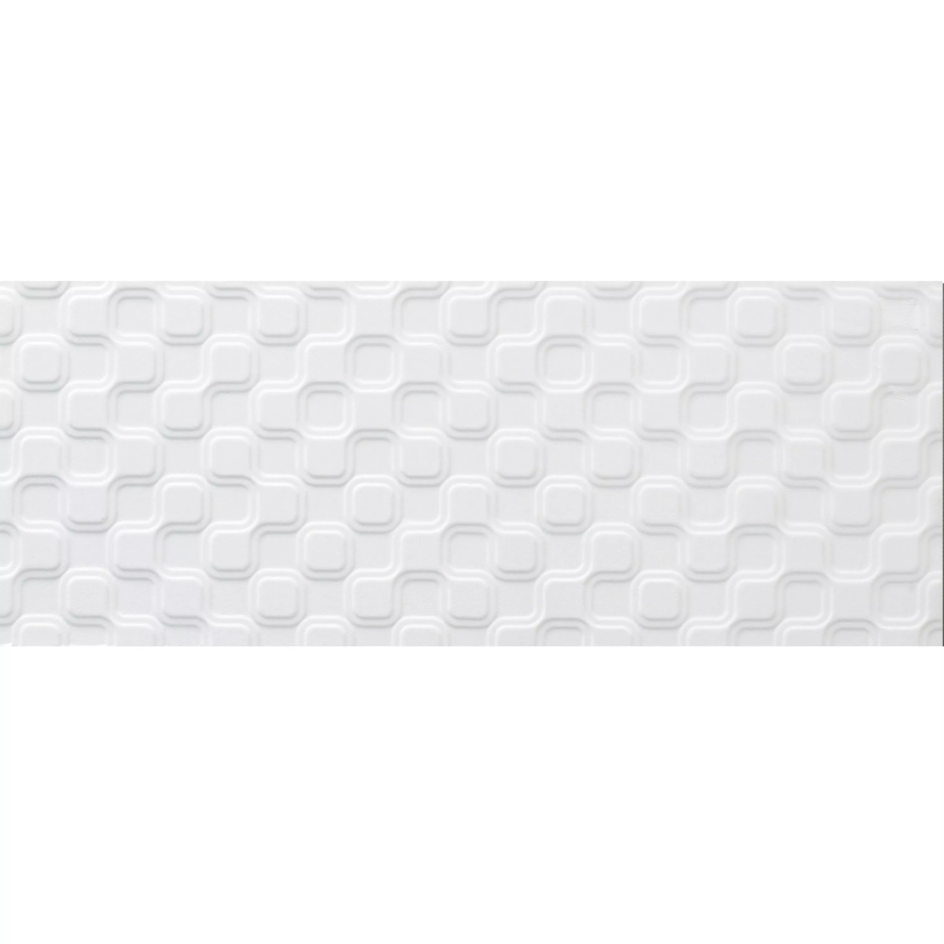 Vægfliser Swissland Nano Måtte 15x40cm Hvid