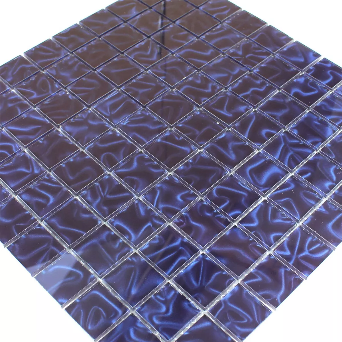 Mosaik Fliser Glas Calypso Blå