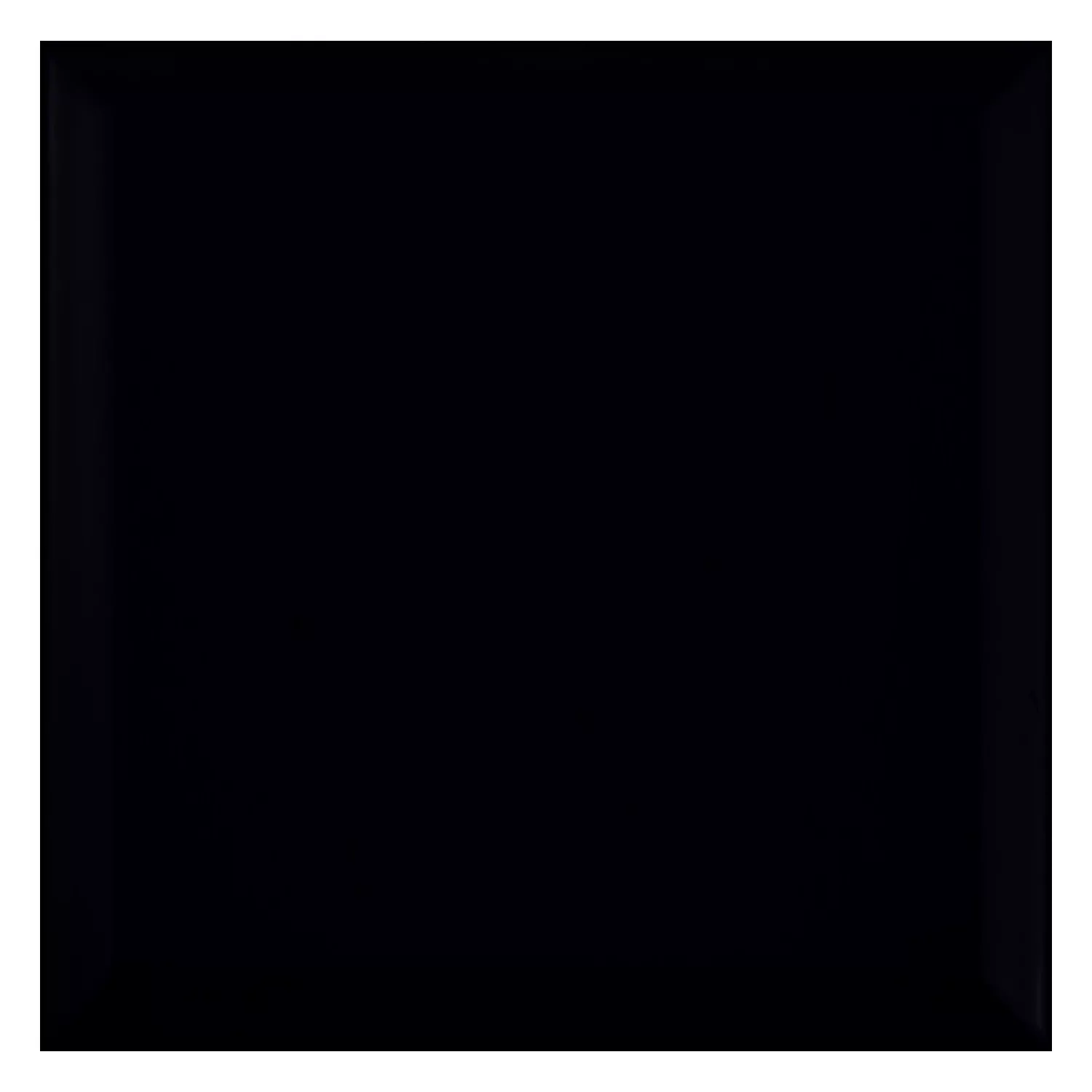 Metro flise Sort Måtte 20x20 cm Med Facet Freetown Negro