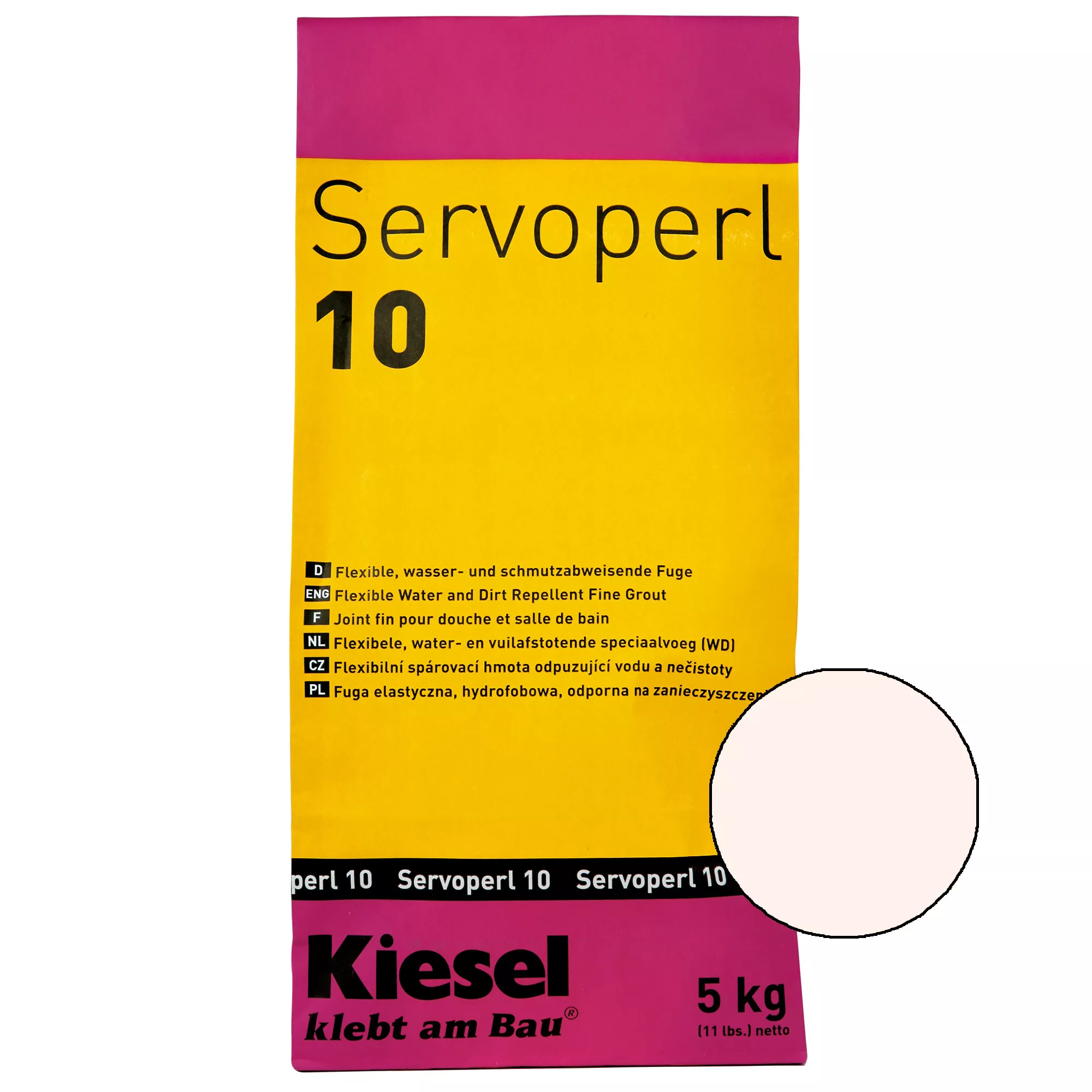 Kiesel Servoperl 10 - Fleksibel Cementfuger (5 Kg Pergamon)