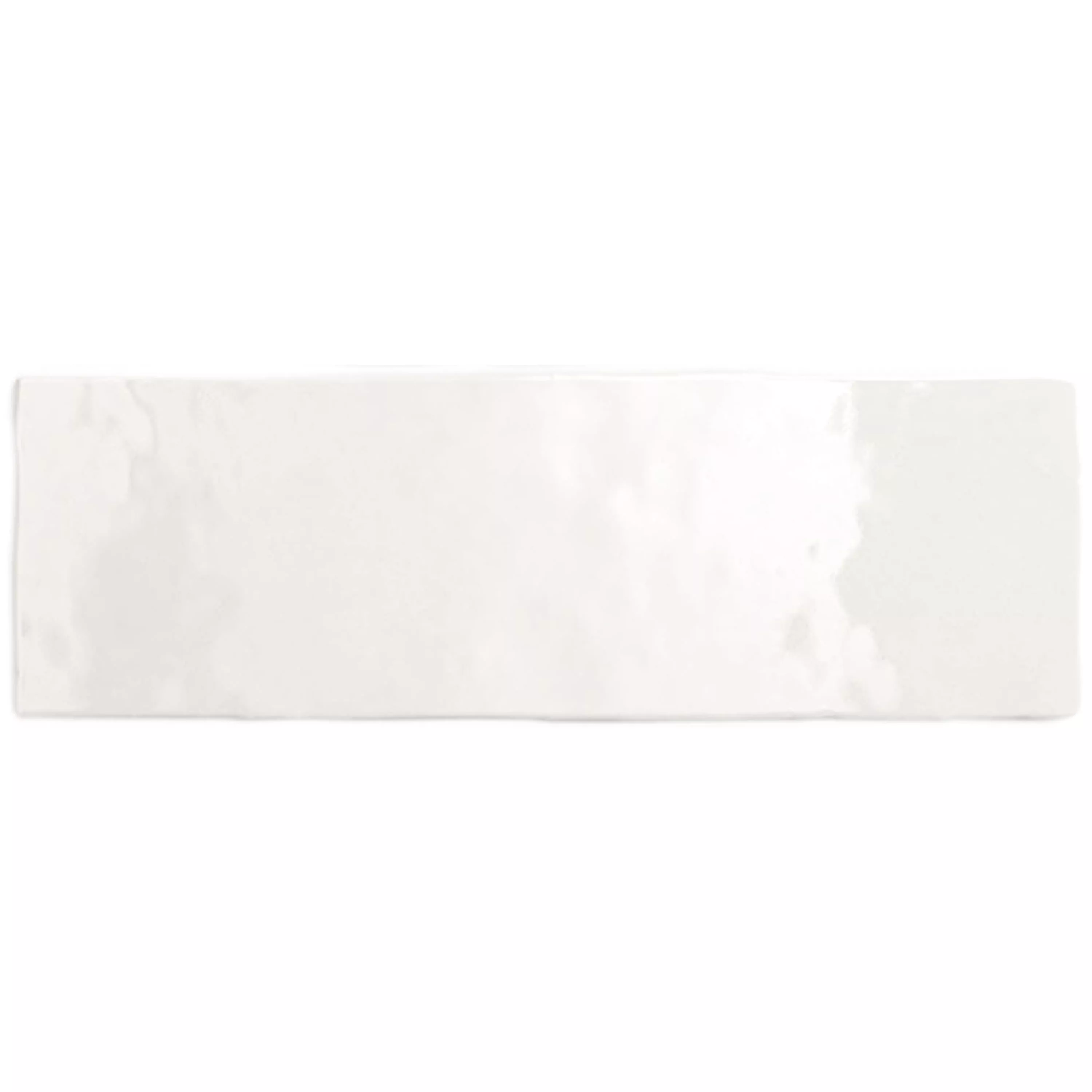 Prøve Vægfliser Concord Bølgeoptik Hvid 6,5x20cm