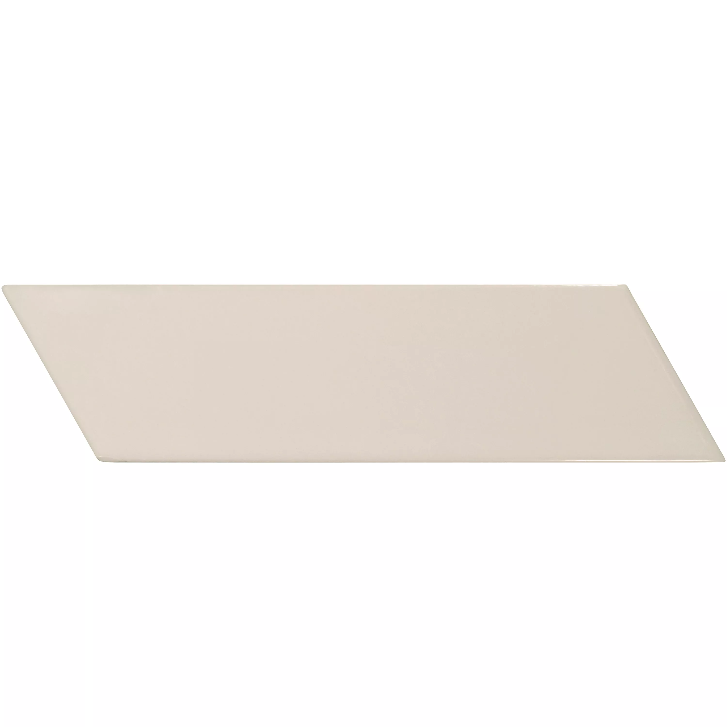 Prøve Vægfliser Silex 18,6x5,2cm Creme Diagonalt Højre