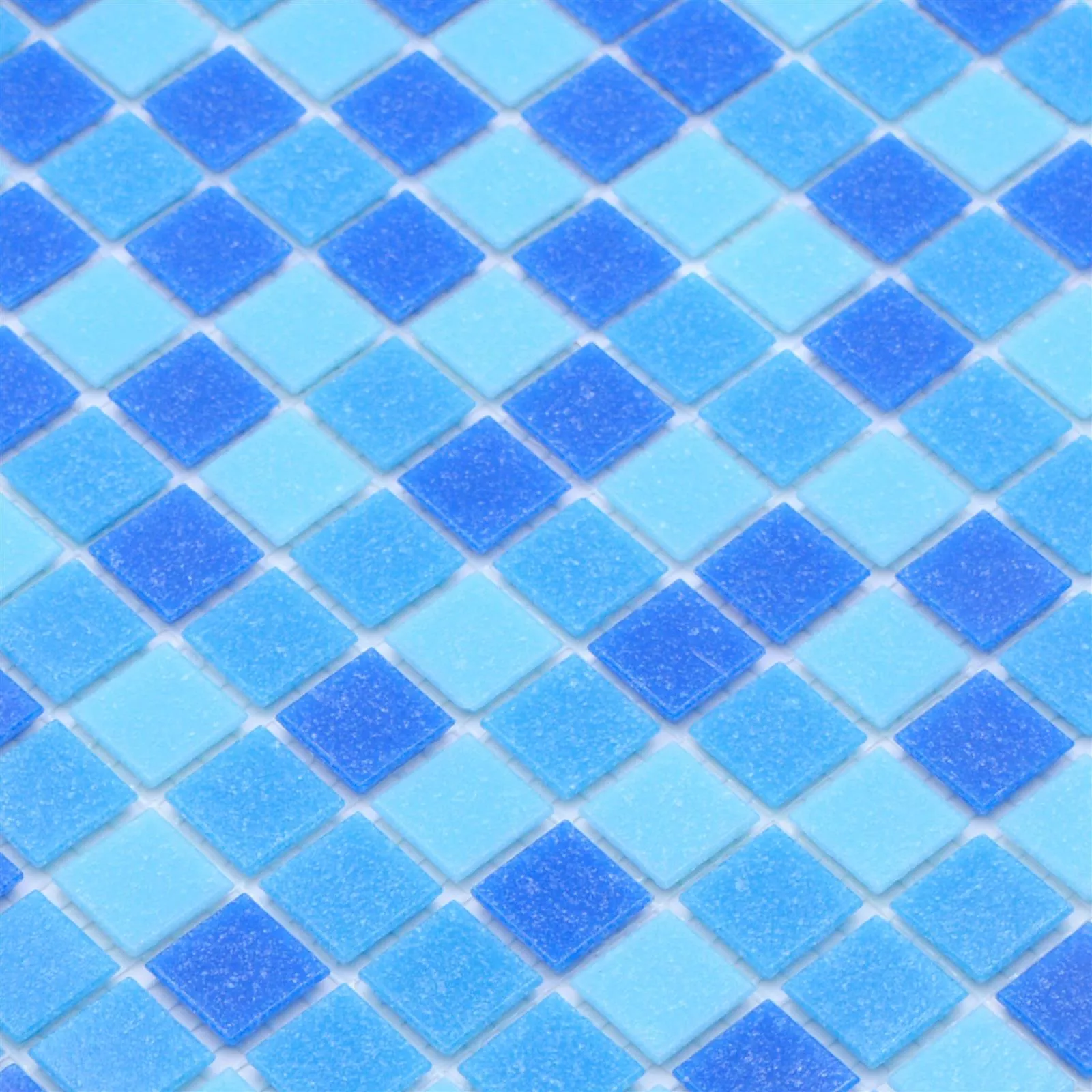 Prøve Swimmingpool Mosaik North Sea Blå Turkis Mix