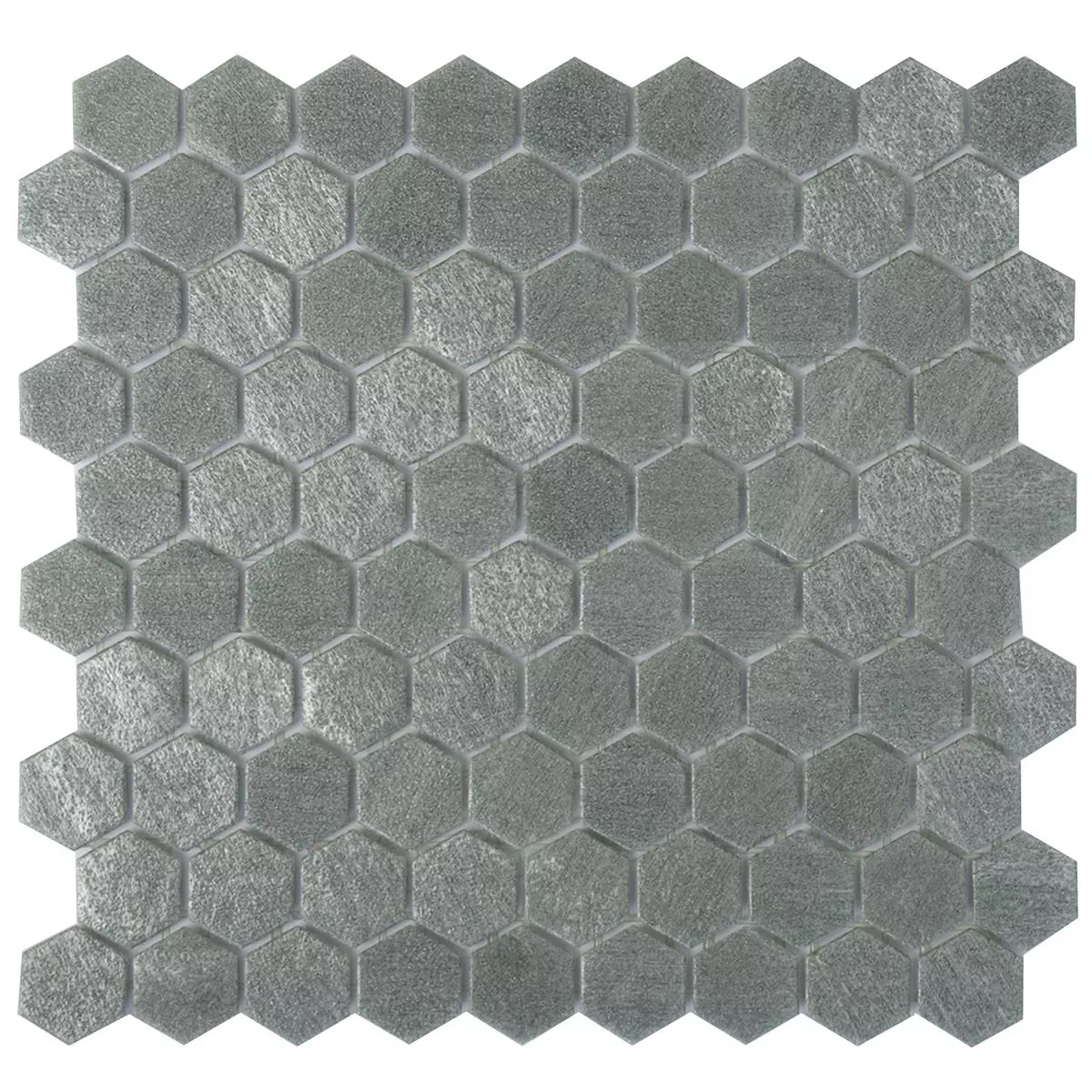 Glasmosaik Fliser Trend-Vi Hexagon 2102 Lysgra